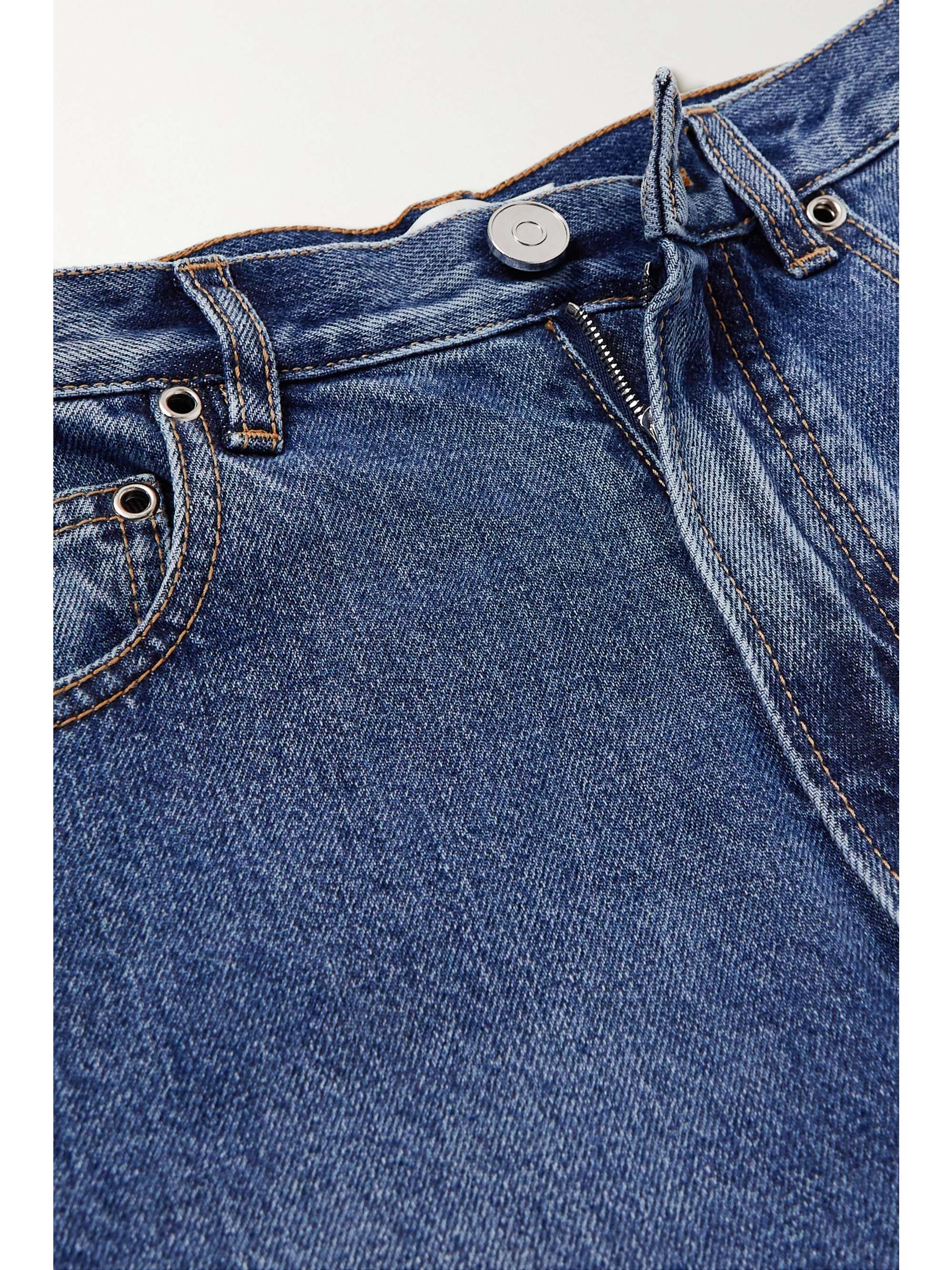 ALAÏA High-rise straight-leg jeans