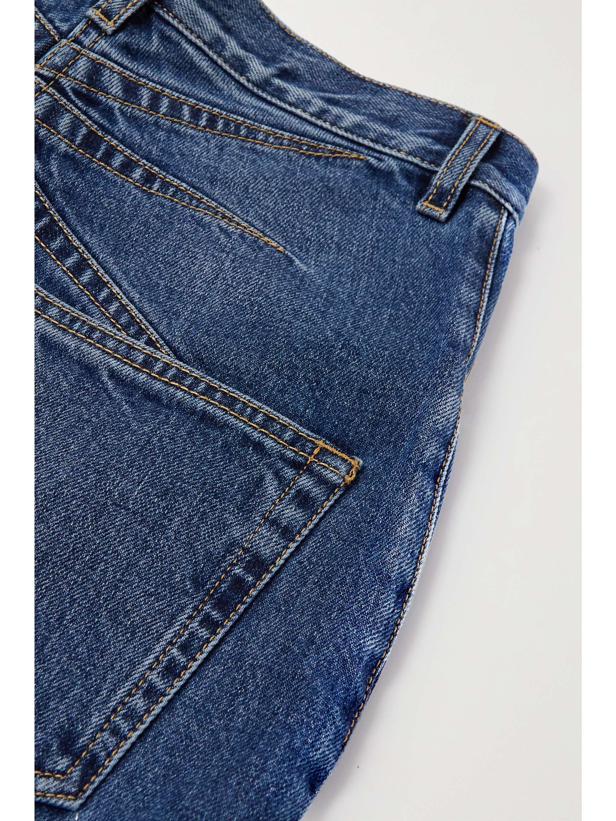 ALAÏA High-rise straight-leg jeans