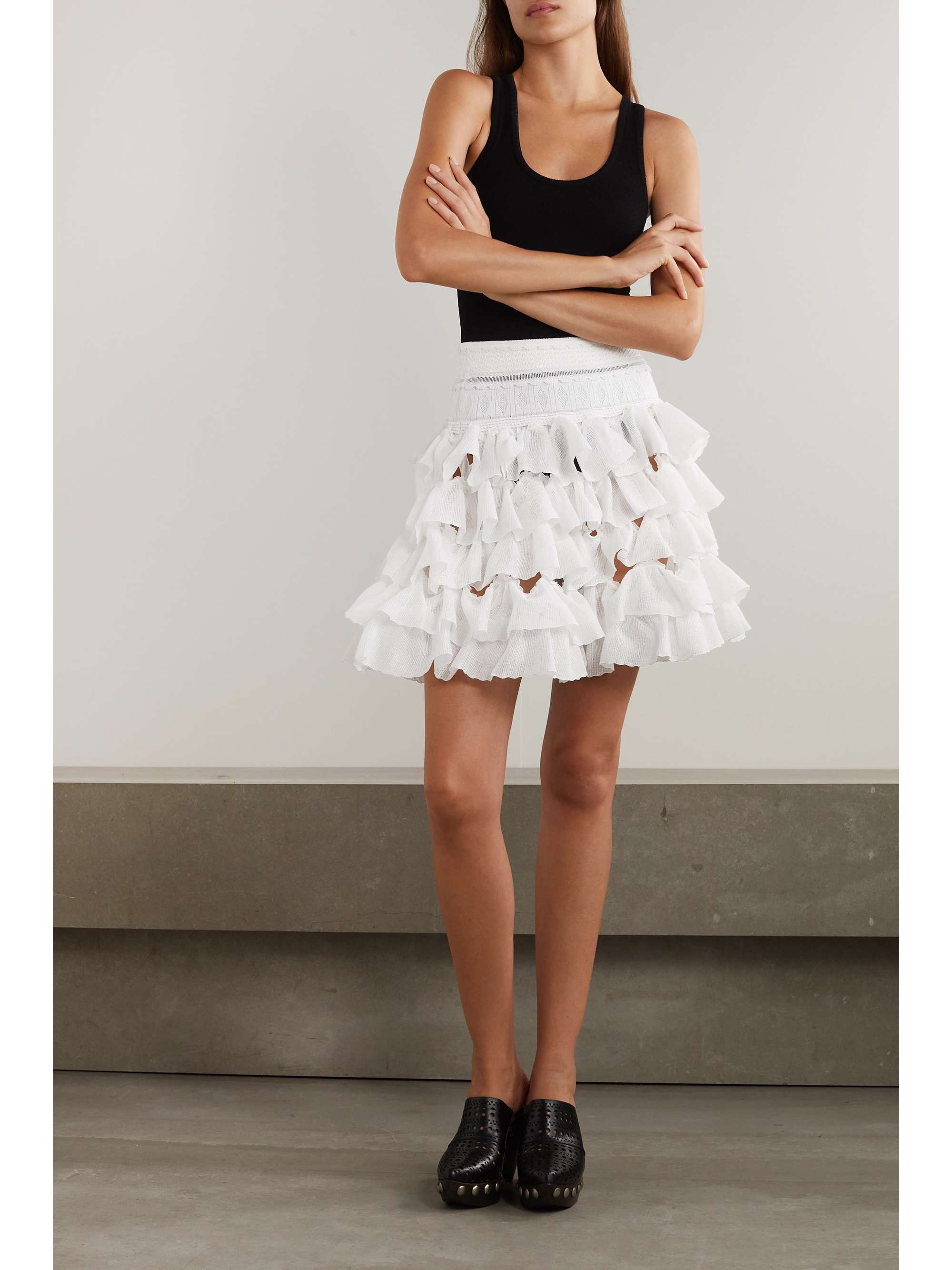 White Ruffle Tier Skirt | lupon.gov.ph