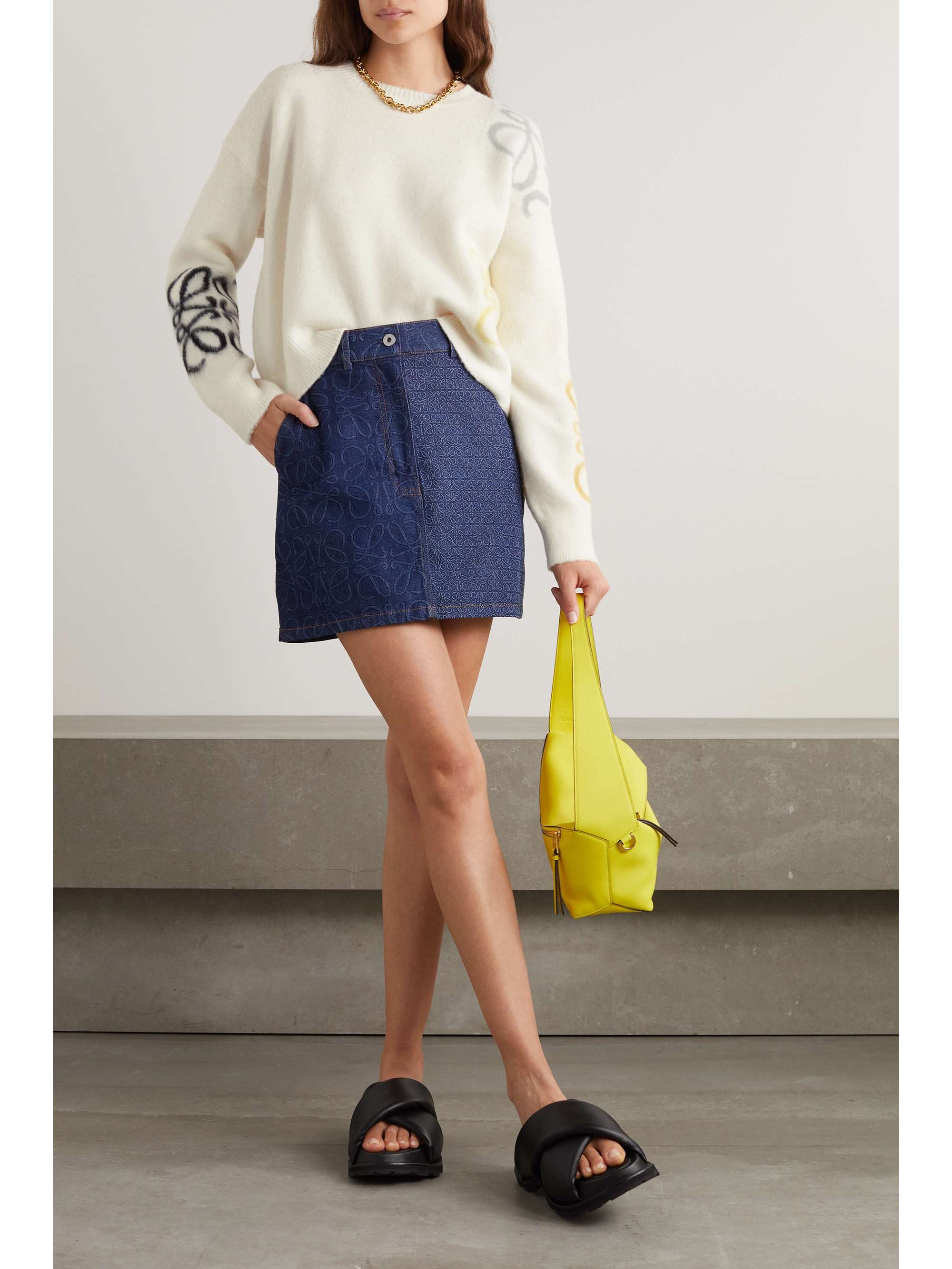 loewe cropped cardigan