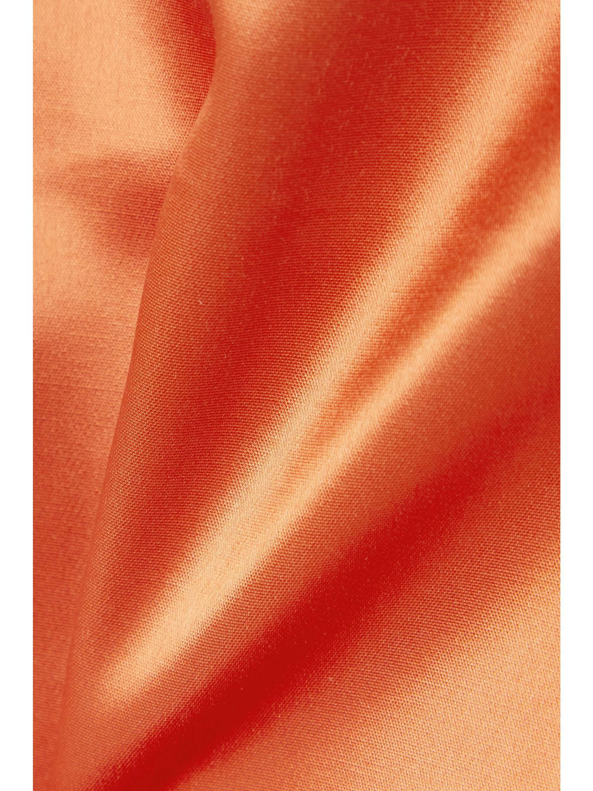 LOEWE Silk-paneled satin dress