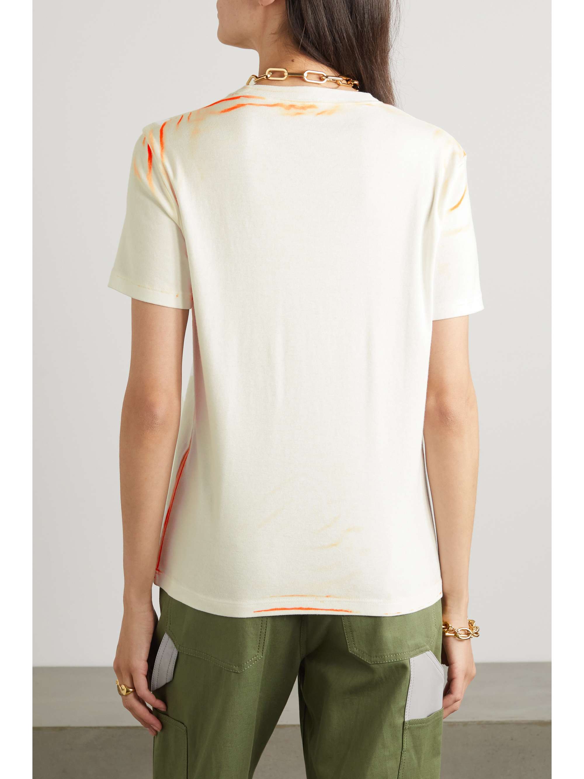 LOEWE Printed cotton-jersey T-shirt
