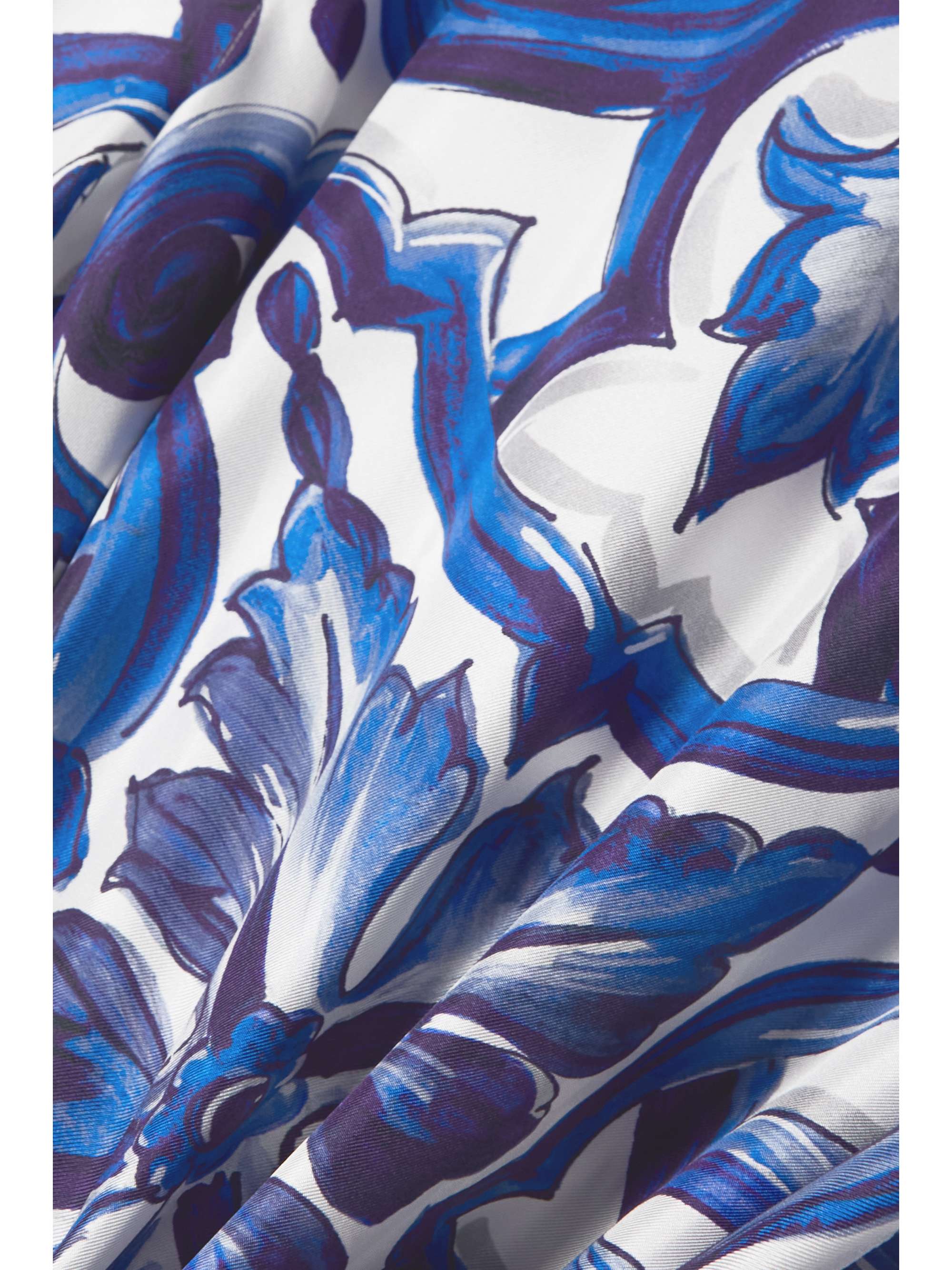 DOLCE & GABBANA Printed silk-satin shirt