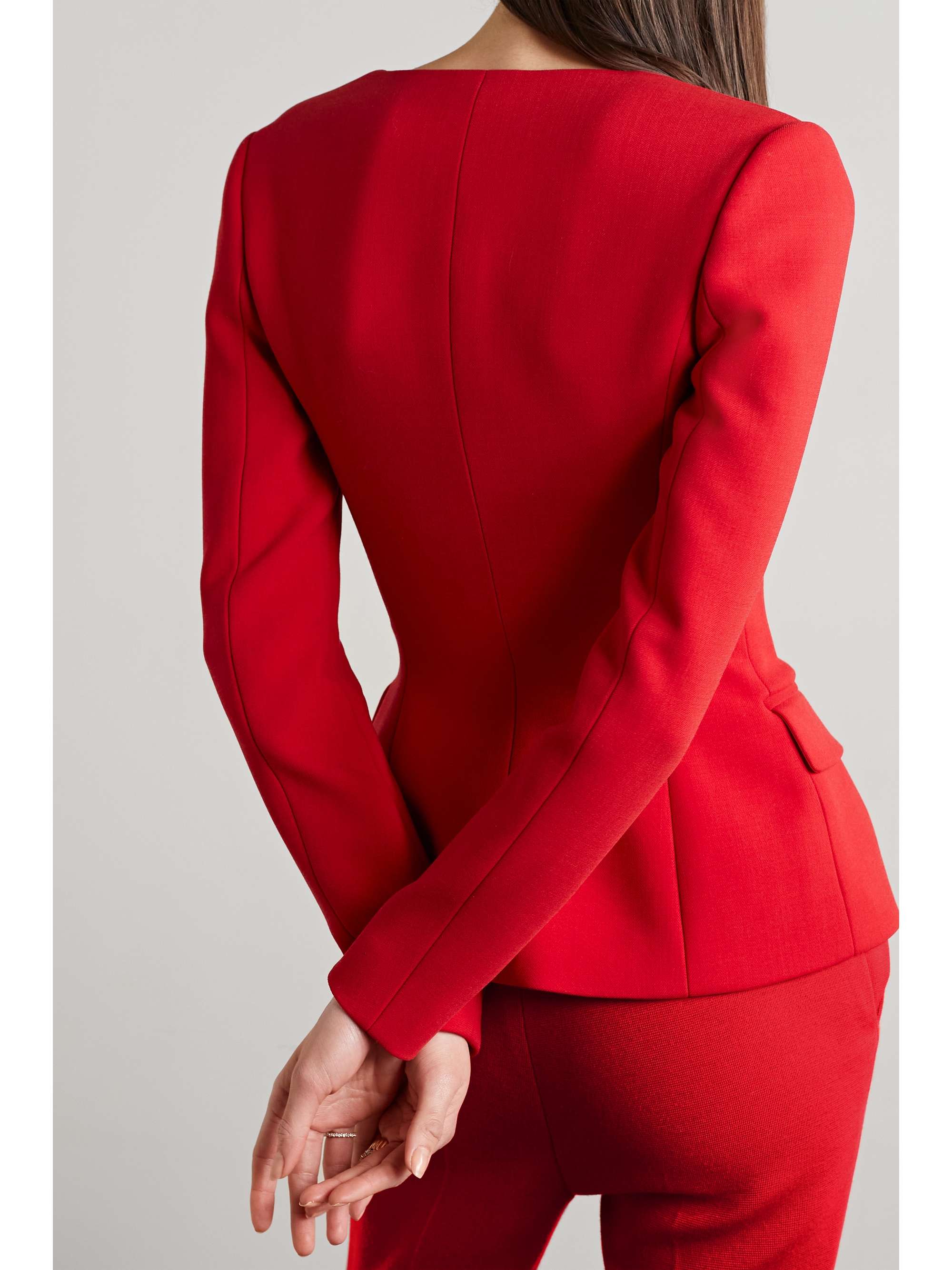 RALPH LAUREN COLLECTION Chantria wool-blend peplum jacket