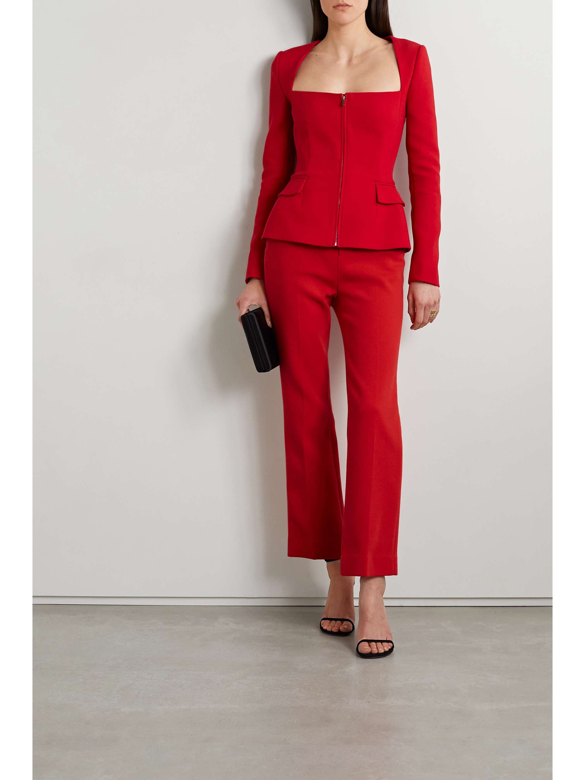 RALPH LAUREN COLLECTION Chantria wool-blend peplum jacket