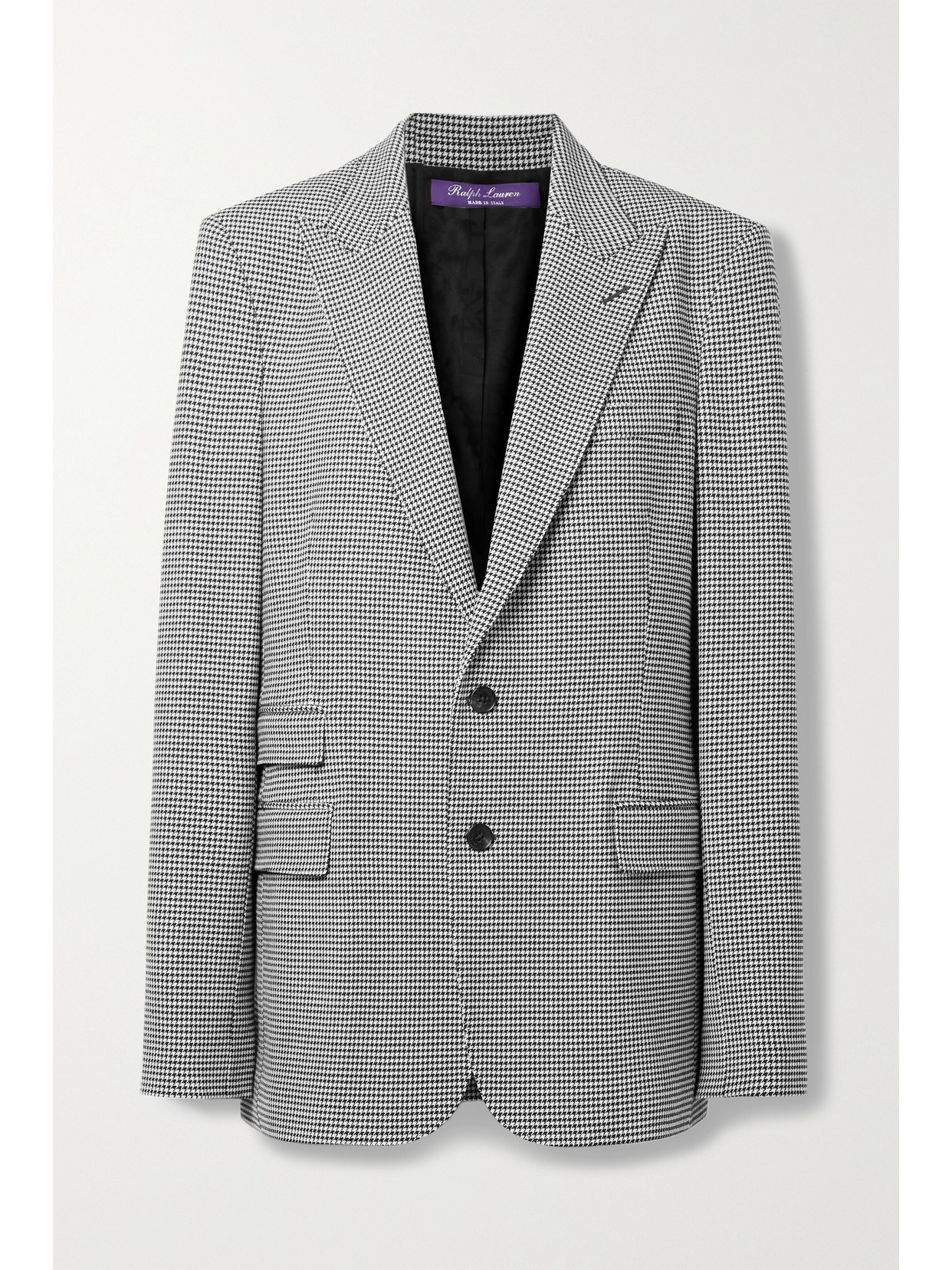Ralph Lauren Collection Sybil Houndstooth Wool Jacket