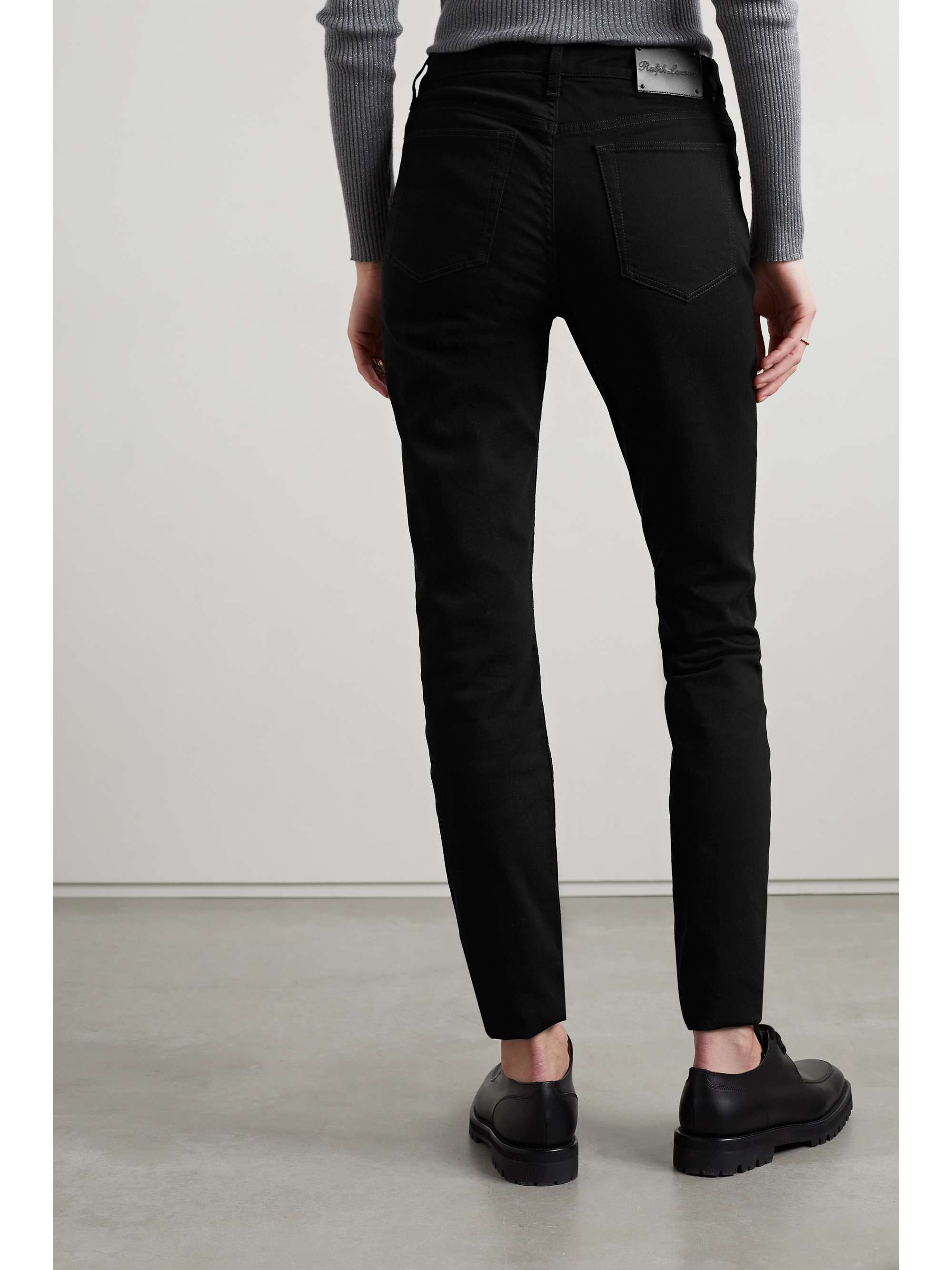RALPH LAUREN COLLECTION 105 Cigarette high-rise skinny jeans | NET-A-PORTER