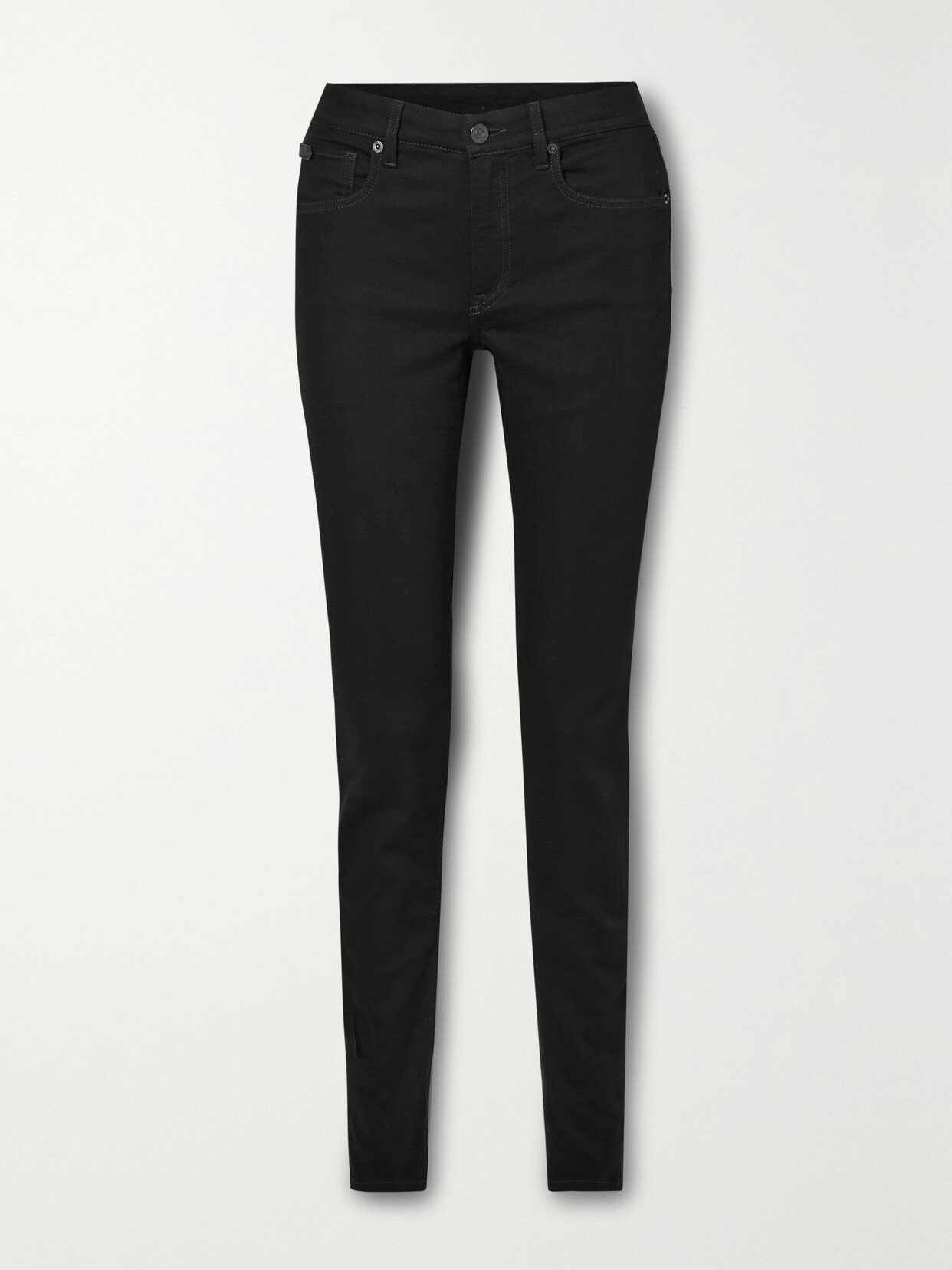 Polo Ralph Lauren 105 Cigarette High-rise Skinny Jeans In Black