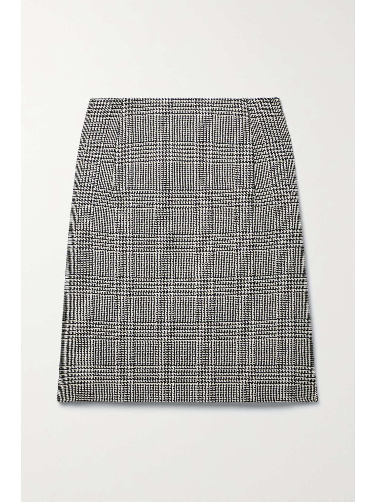Ralph Lauren Collection Carreen Houndstooth Wool Mini Skirt