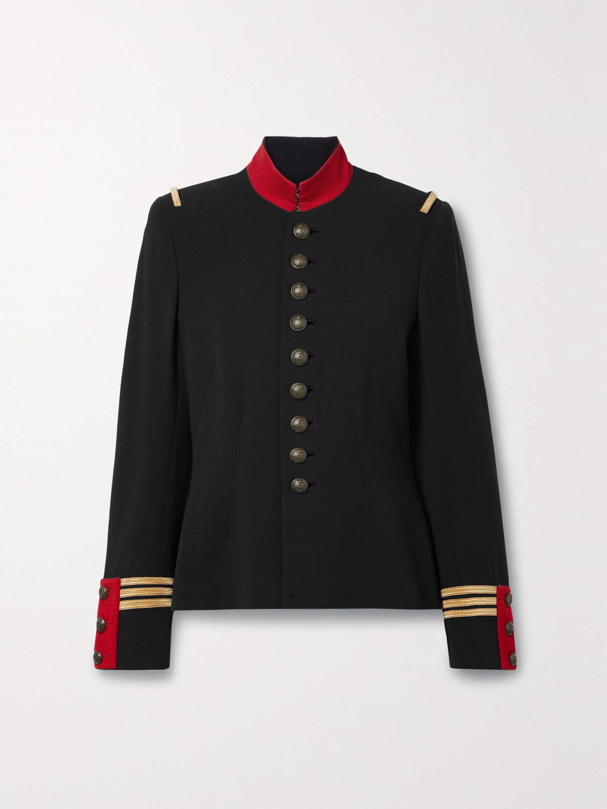 Double Face Wool Wilmington Jacket In Black