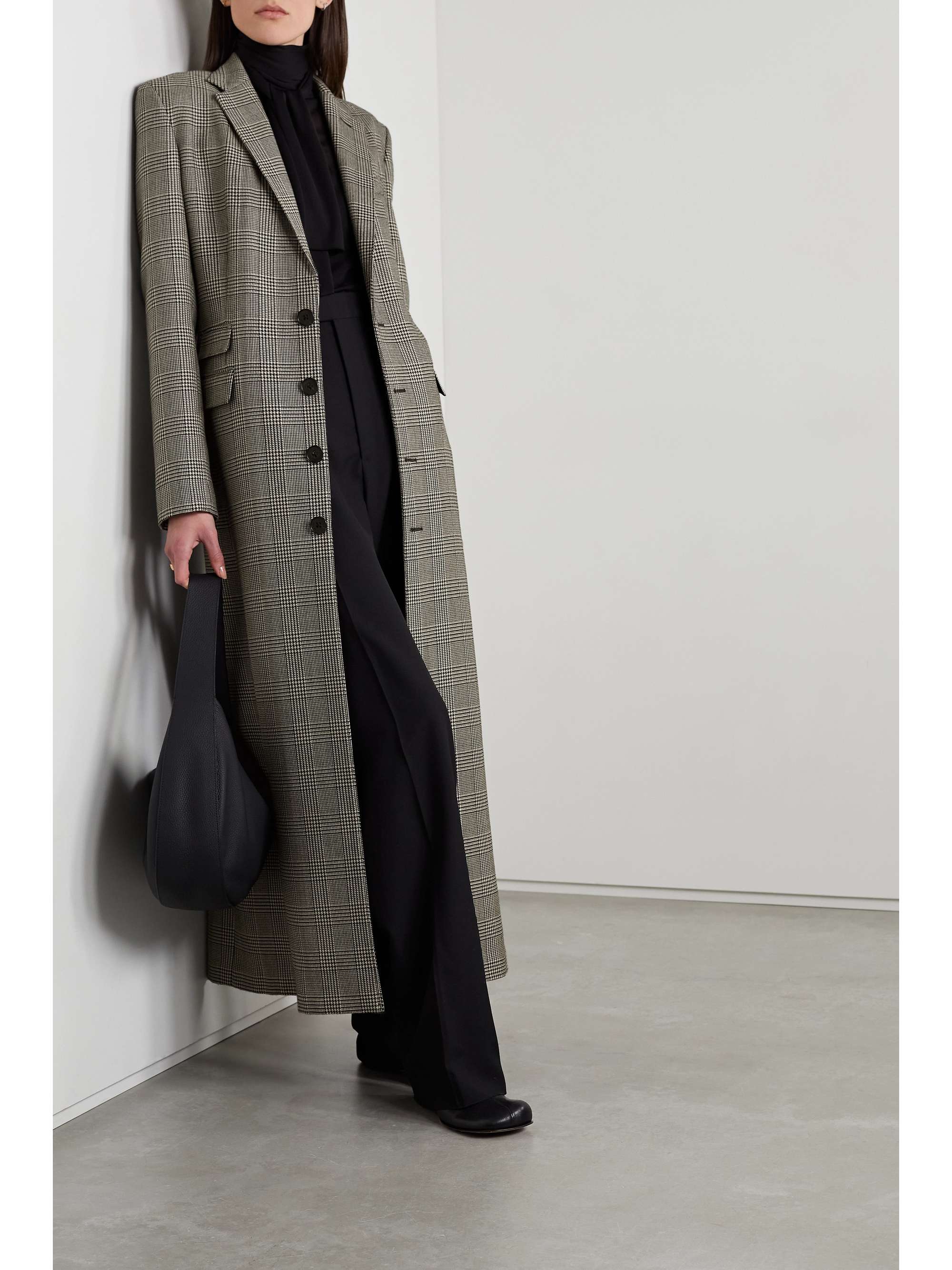 RALPH LAUREN COLLECTION Syeda houndstooth wool coat | NET-A-PORTER