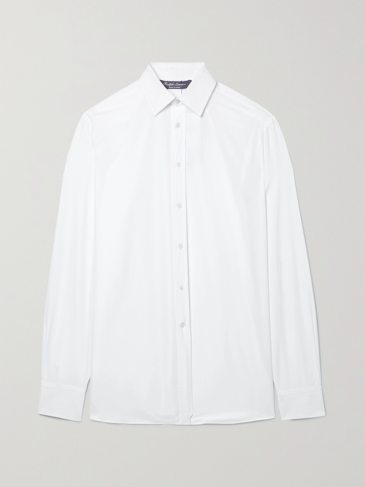 RALPH LAUREN ADRIEN COTTON-POPLIN SHIRT