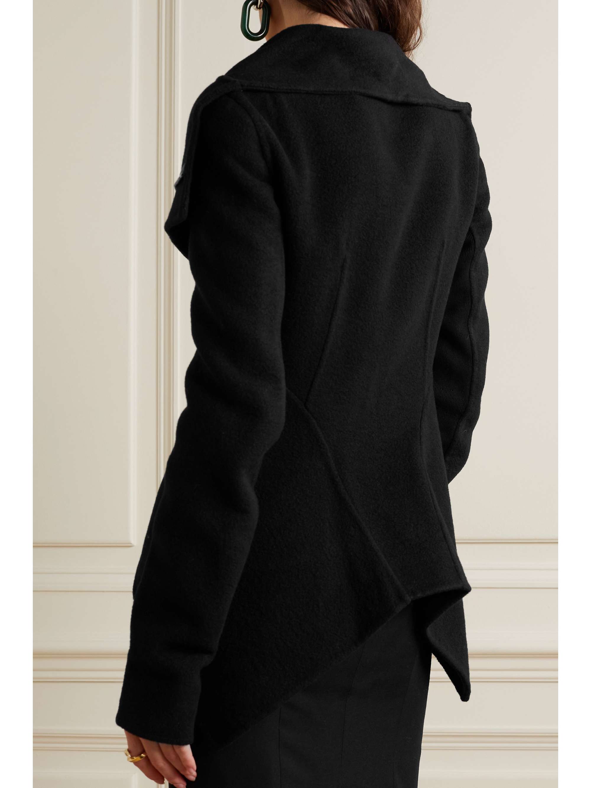 RICK OWENS Naska 羊绒机车夹克