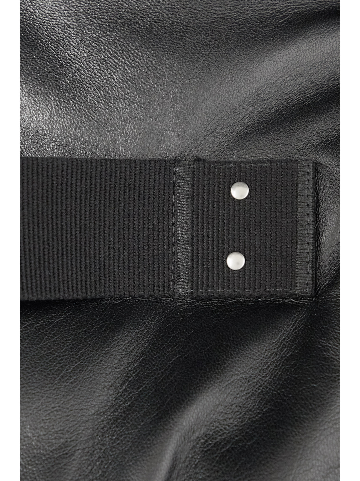 Rick Owens Quilted Funnel-neck Regular-fit Leather-down Jacket In Black