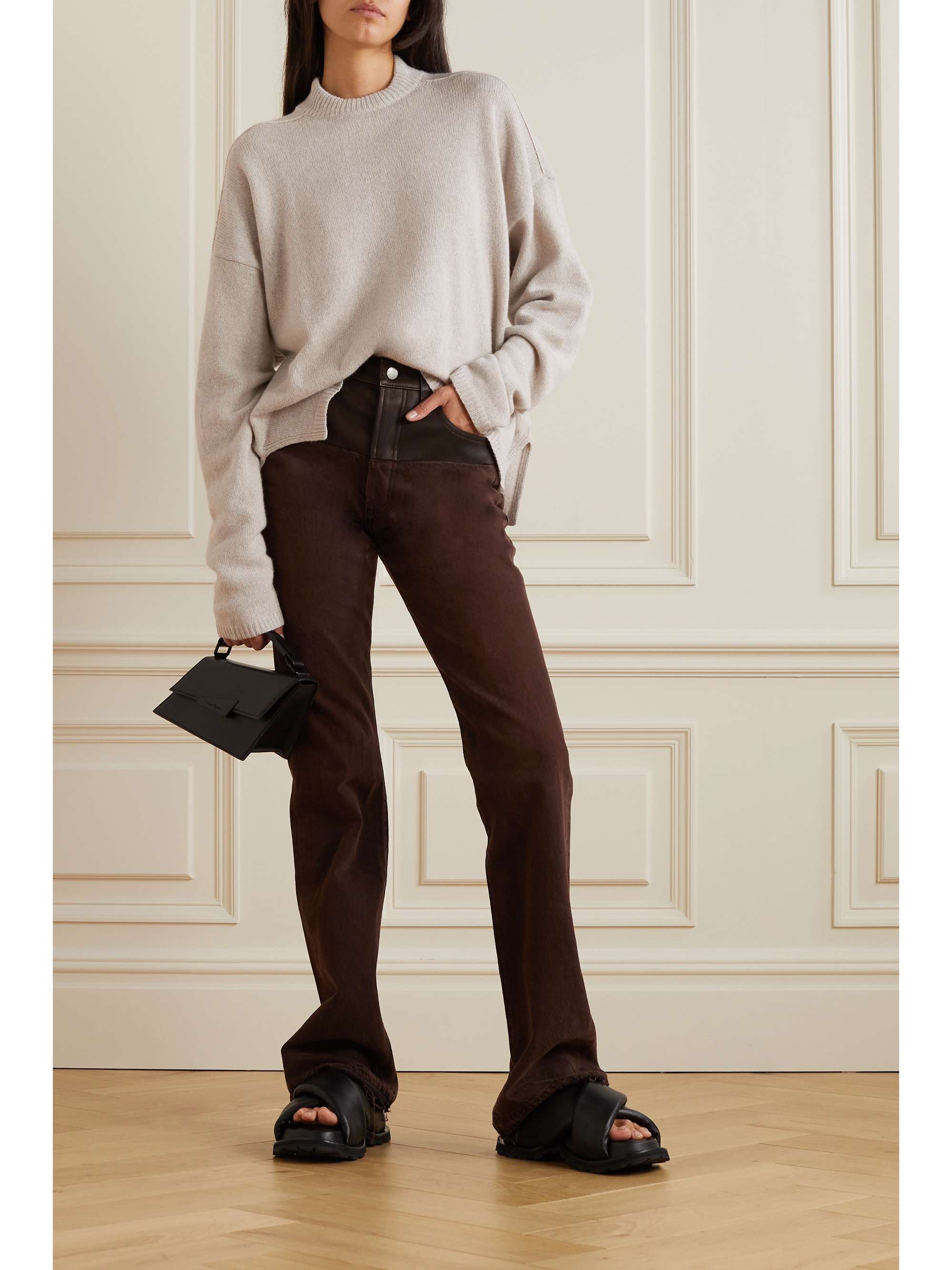 Cashmere and wool blend sweater