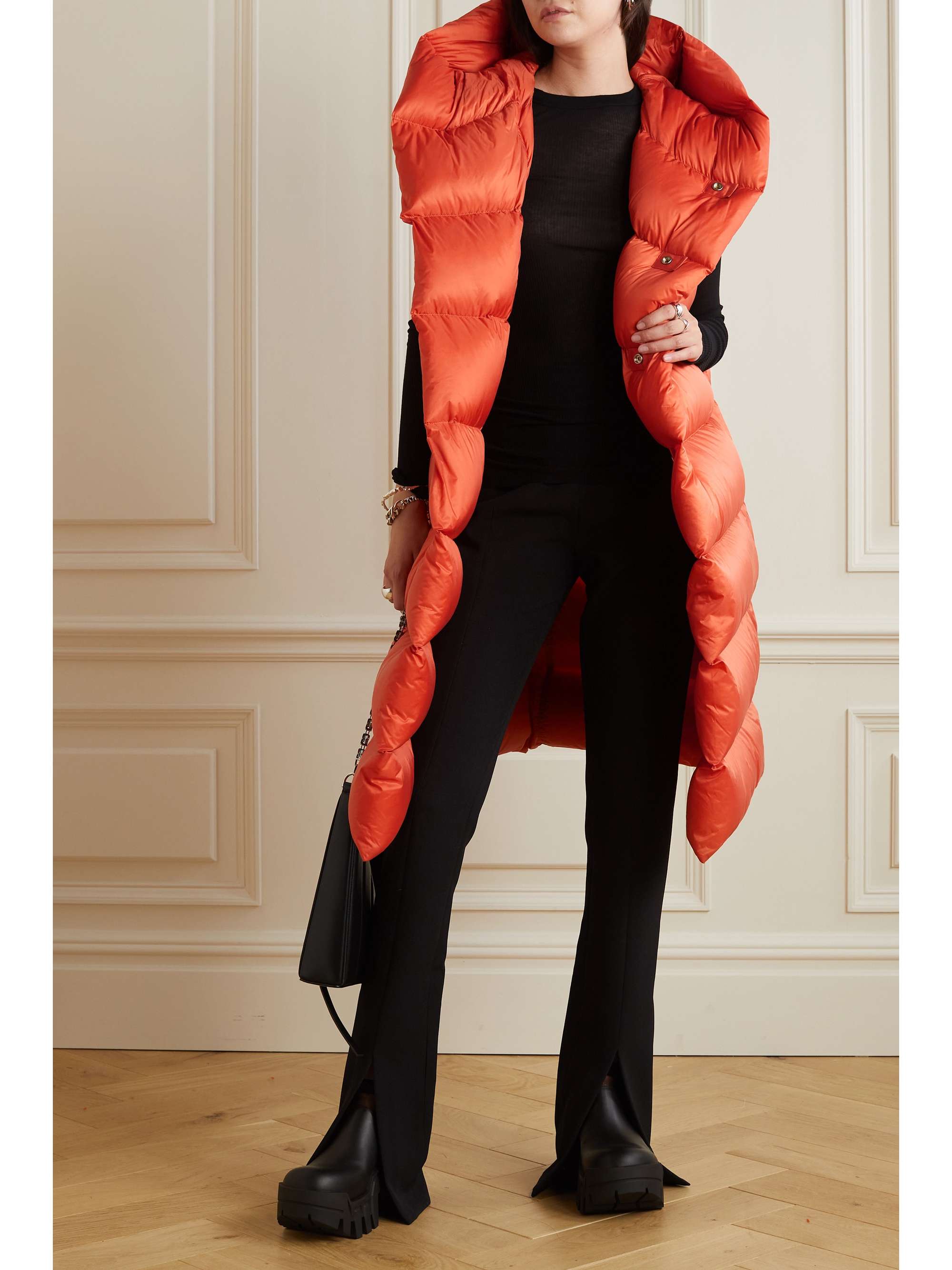 rick owens puffer vest