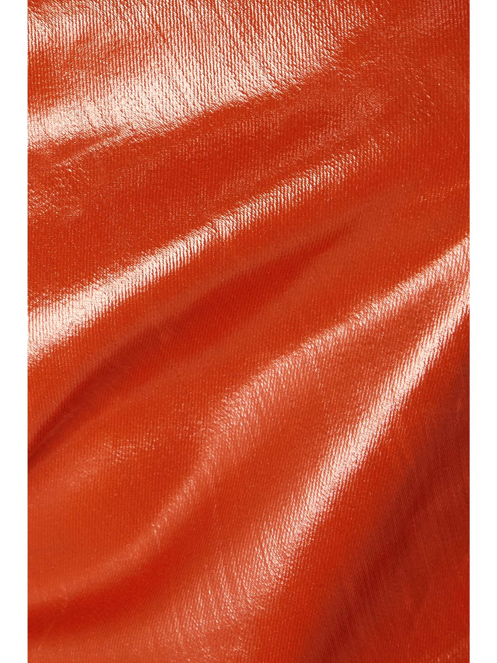 RICK OWENS Athena 单肩涂层牛仔布礼服