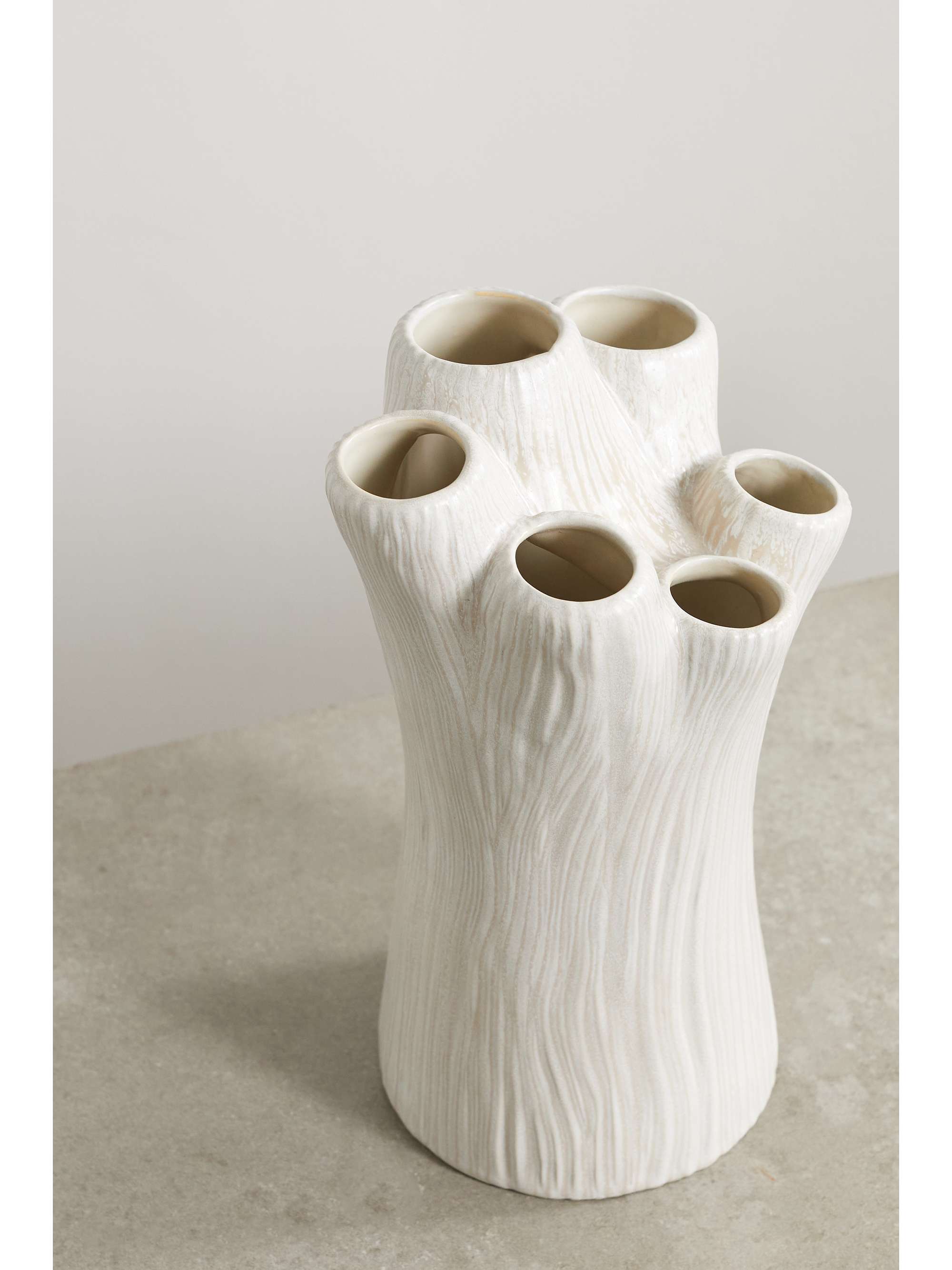 MARLOE MARLOE + NET SUSTAIN glazed ceramic vase