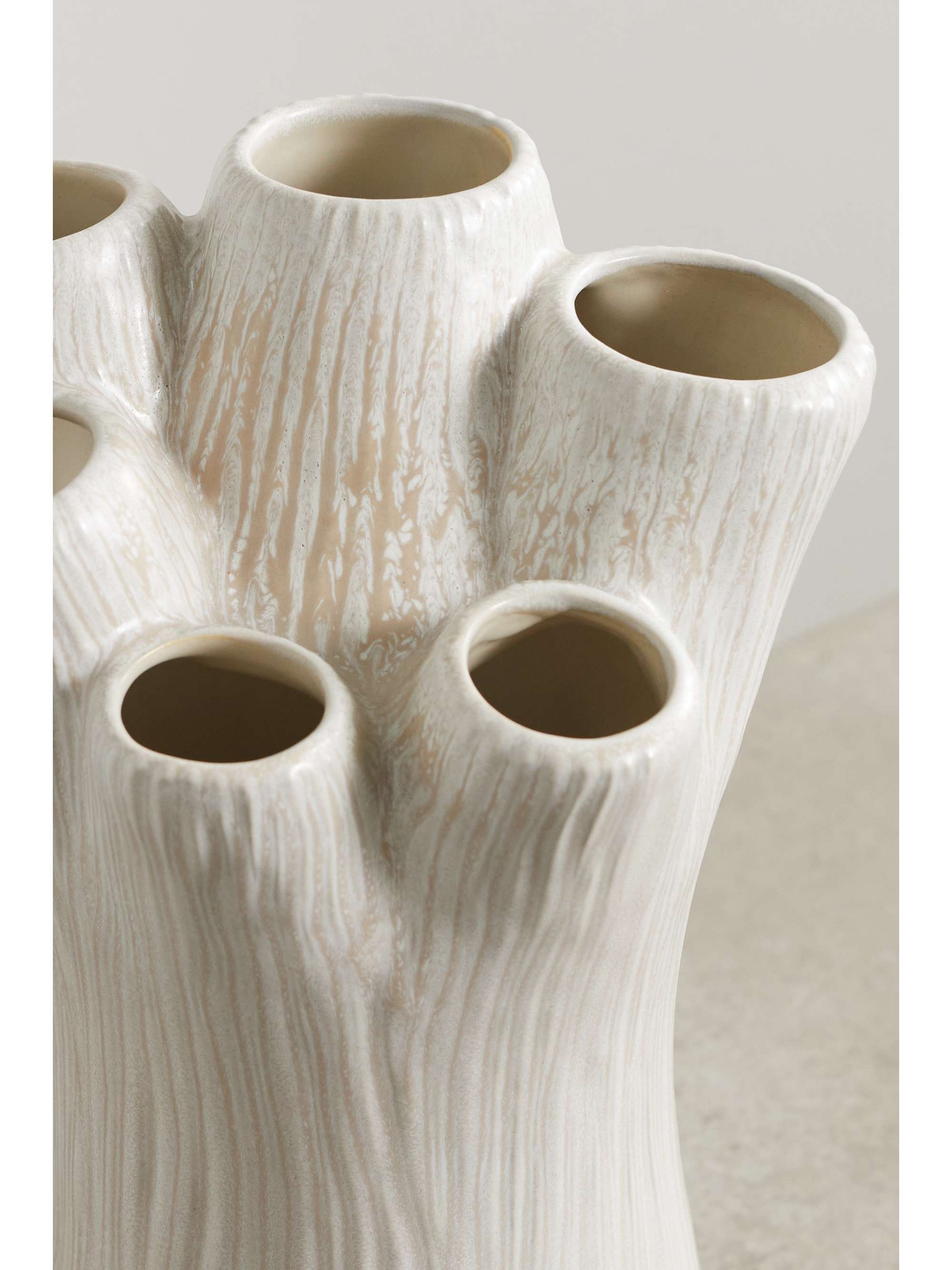 MARLOE MARLOE + NET SUSTAIN glazed ceramic vase