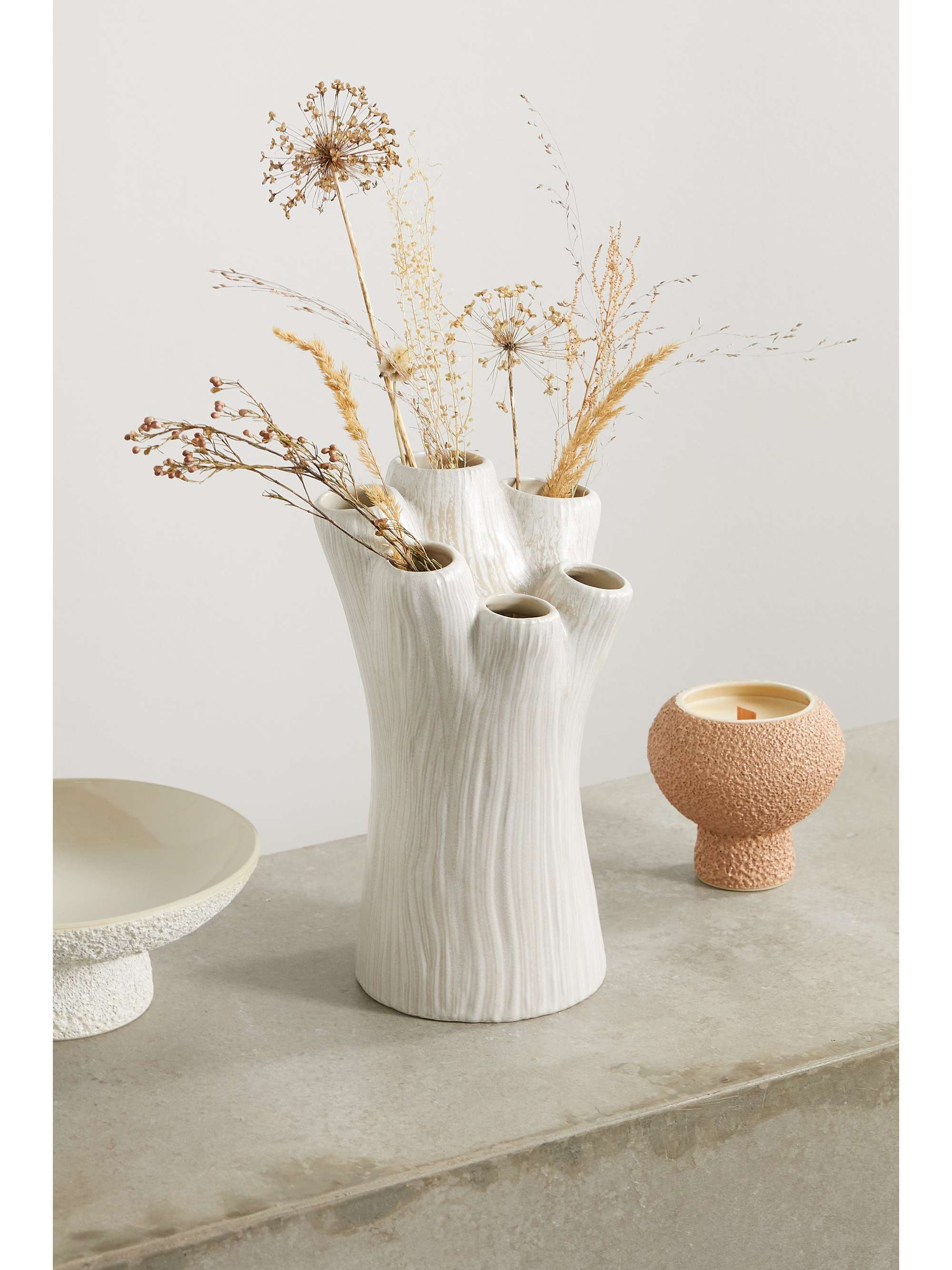 MARLOE MARLOE + NET SUSTAIN glazed ceramic vase