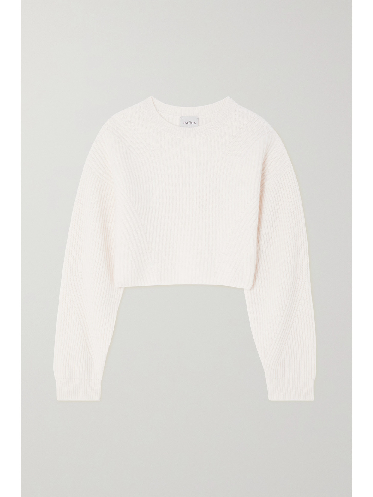 Le Kasha Womens Nude Regular-fit Round-neck Cashmere-knit Jumper In Light Beige