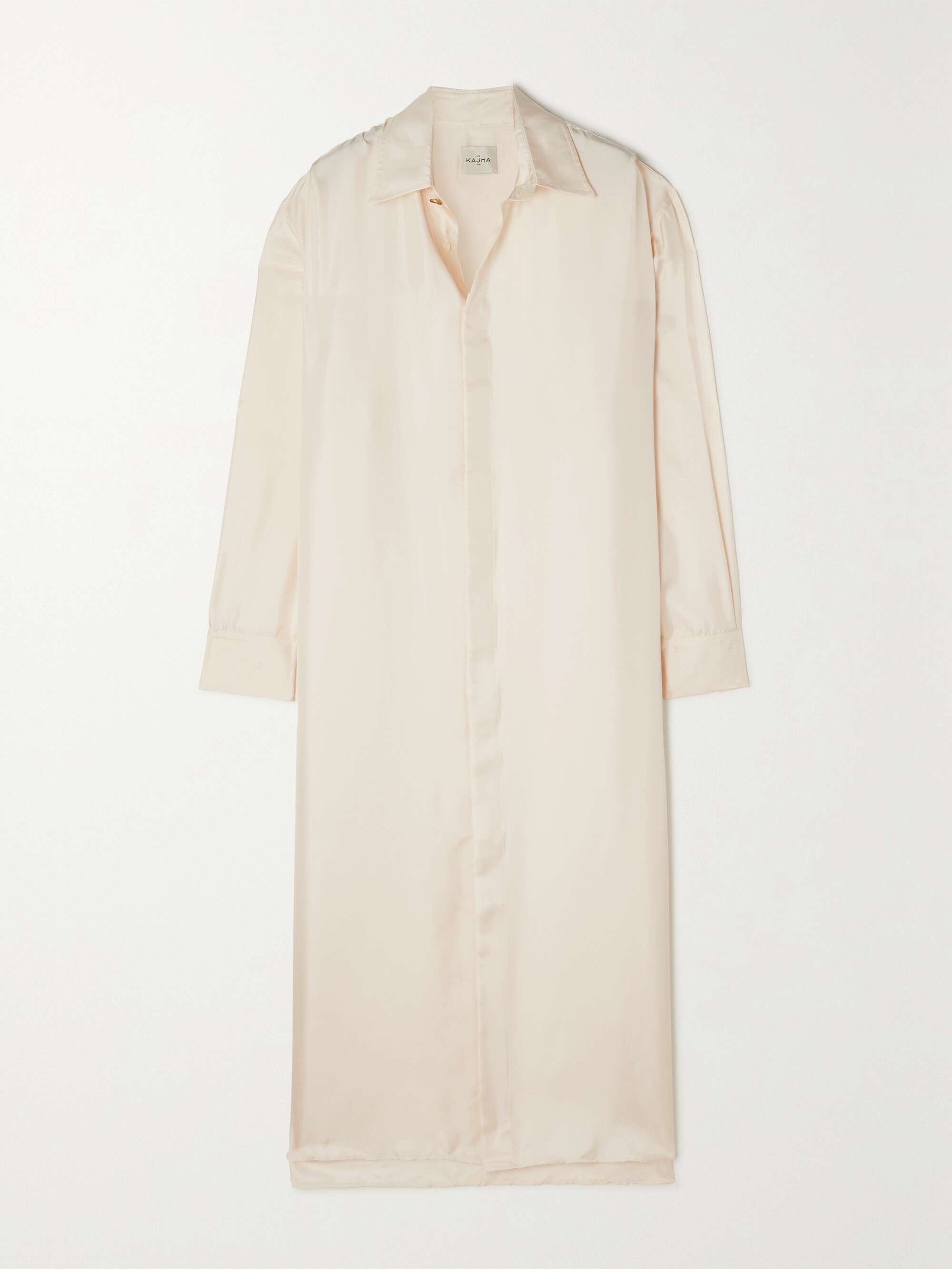 LE KASHA + NET SUSTAIN Ouzoud organic silk shirt dress | NET-A-PORTER