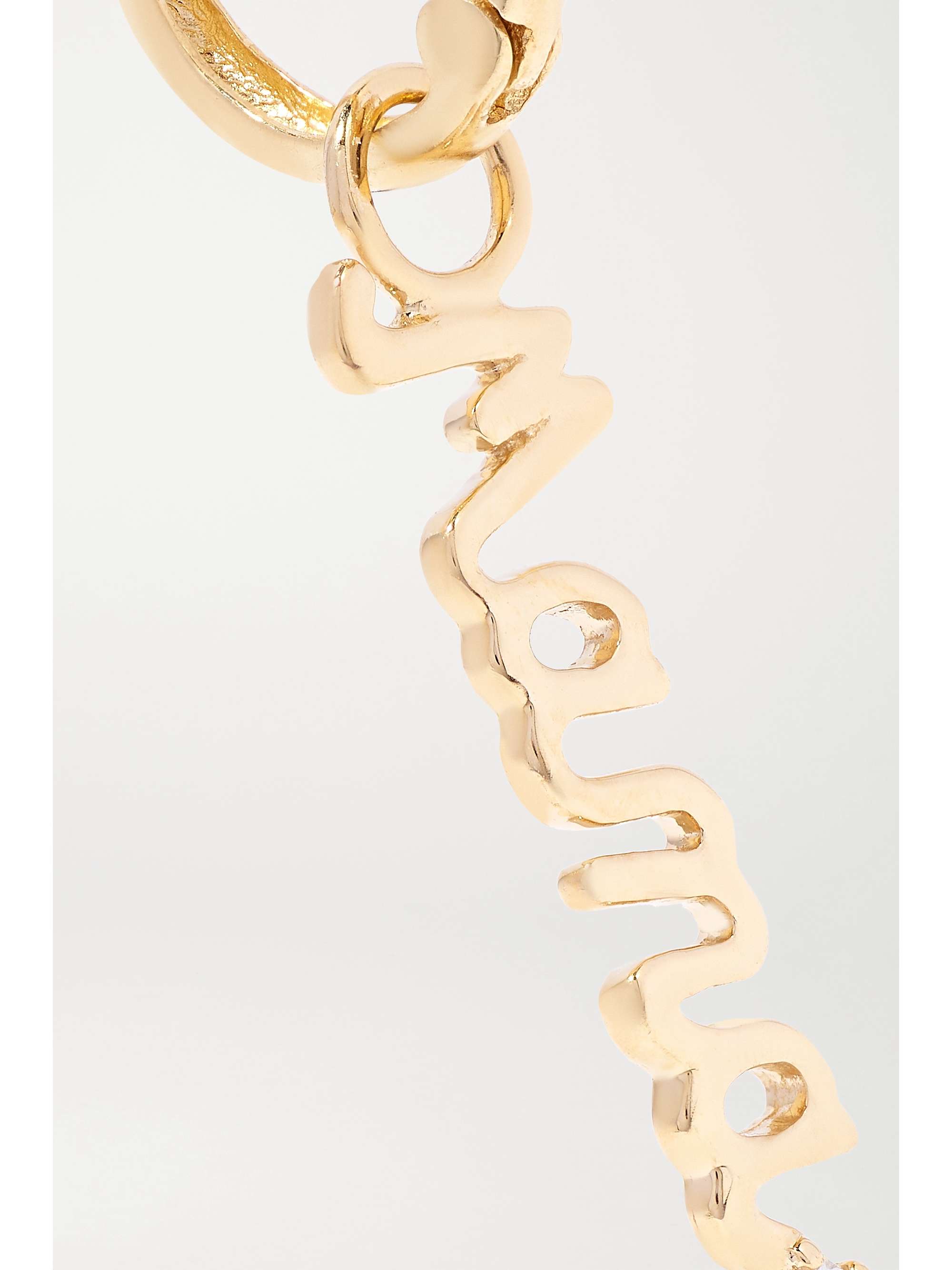 ALISON LOU Mama Huggy 14-karat gold diamond earring