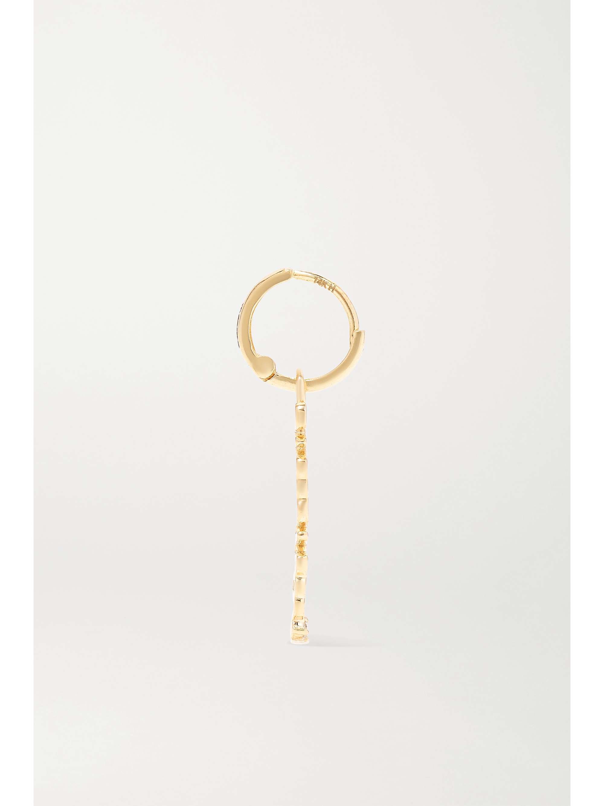 ALISON LOU Mama Huggy 14-karat gold diamond earring