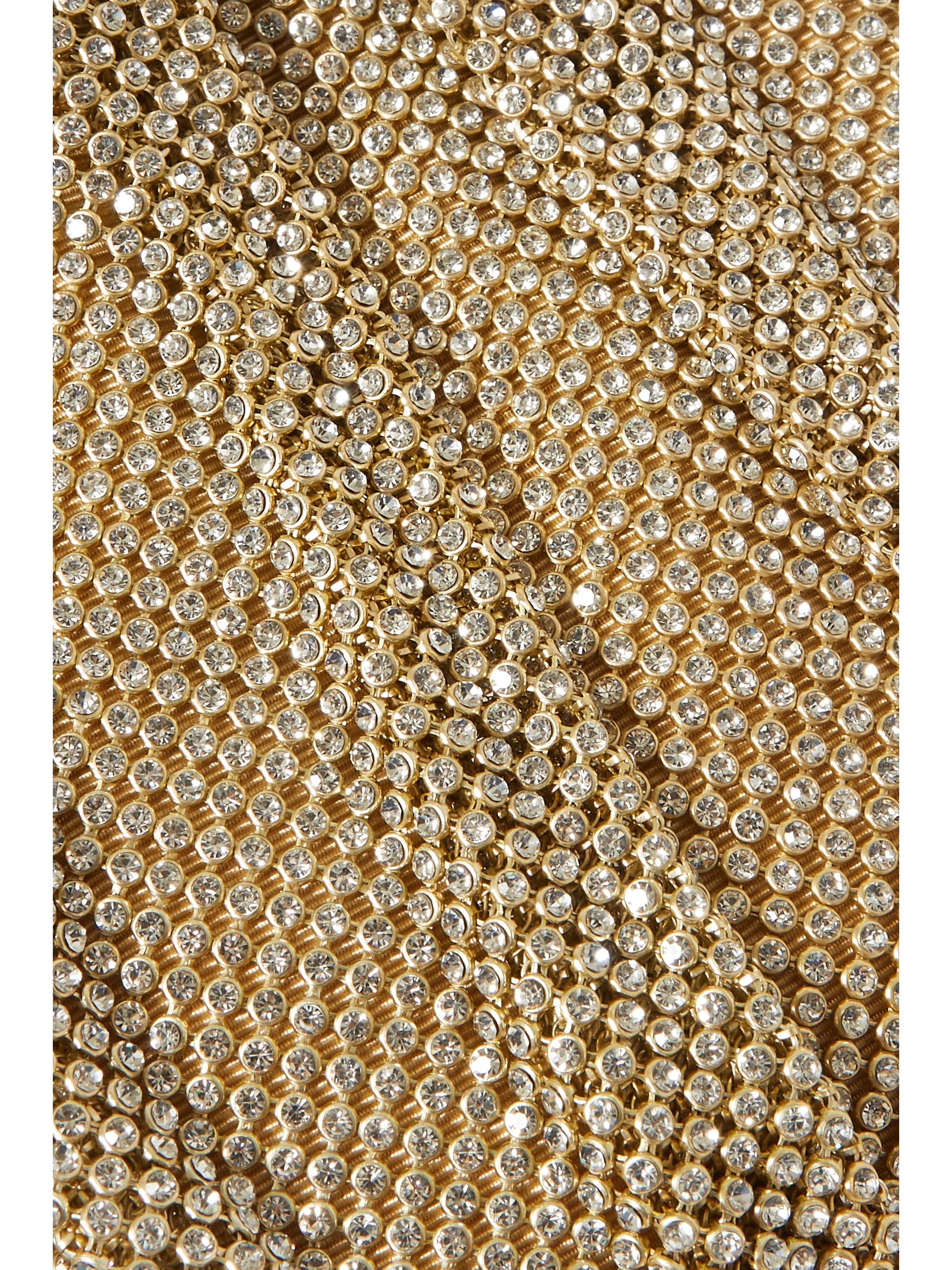 LOEFFLER RANDALL Ember embellished mesh clutch