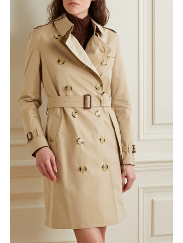 Burberry The Kensington cotton-gabardine trench coat