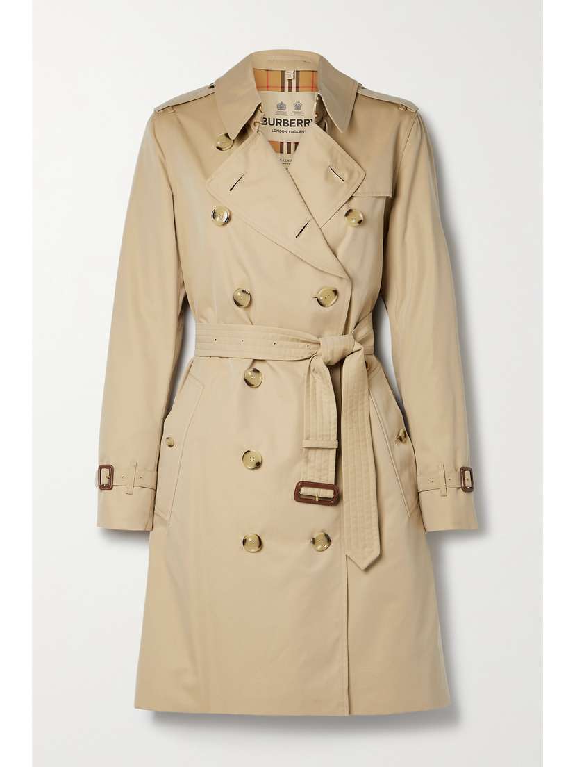 Burberry The Kensington Cotton-gabardine Trench Coat