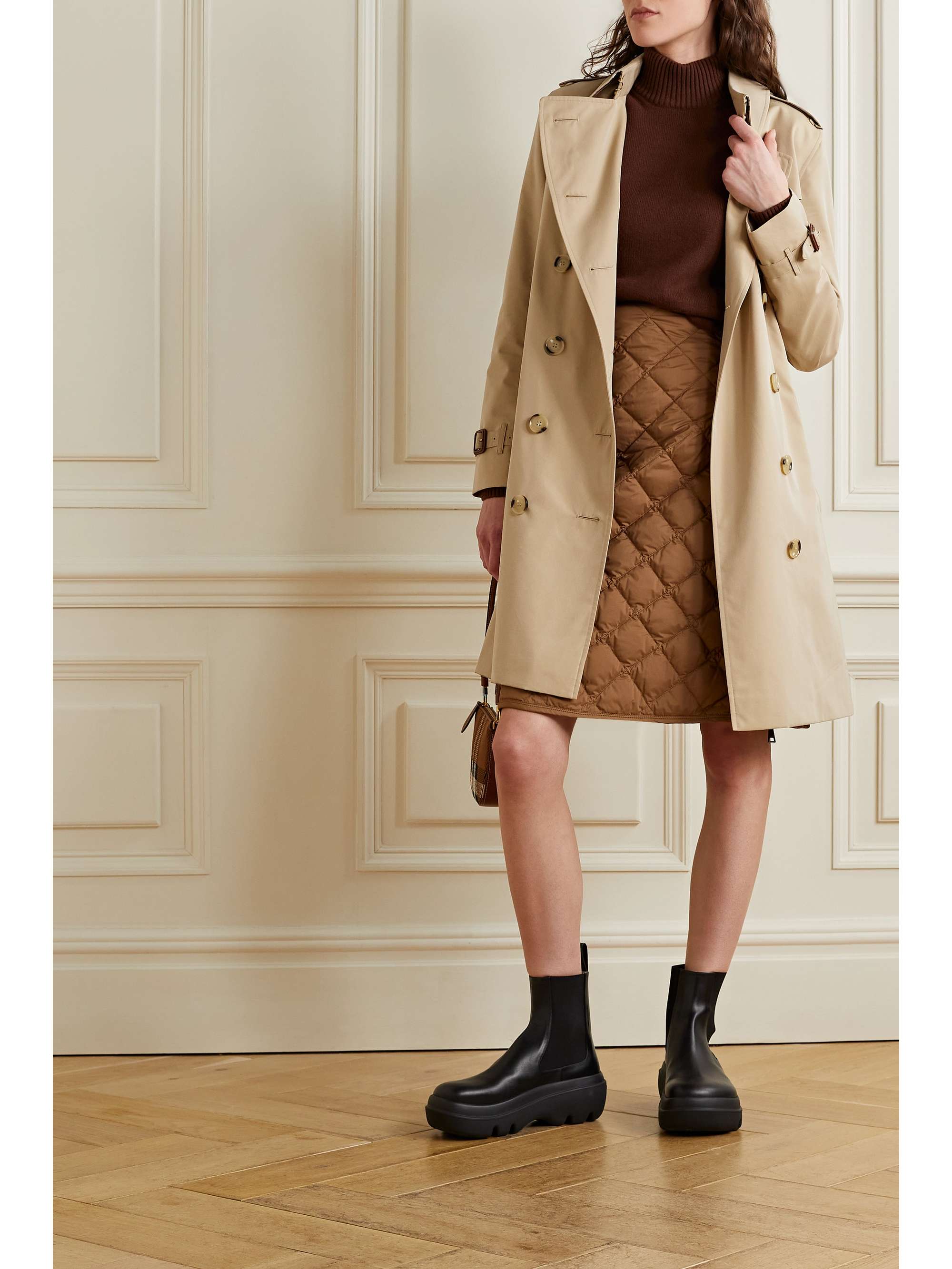 BURBERRY The Kensington cotton-gabardine trench coat