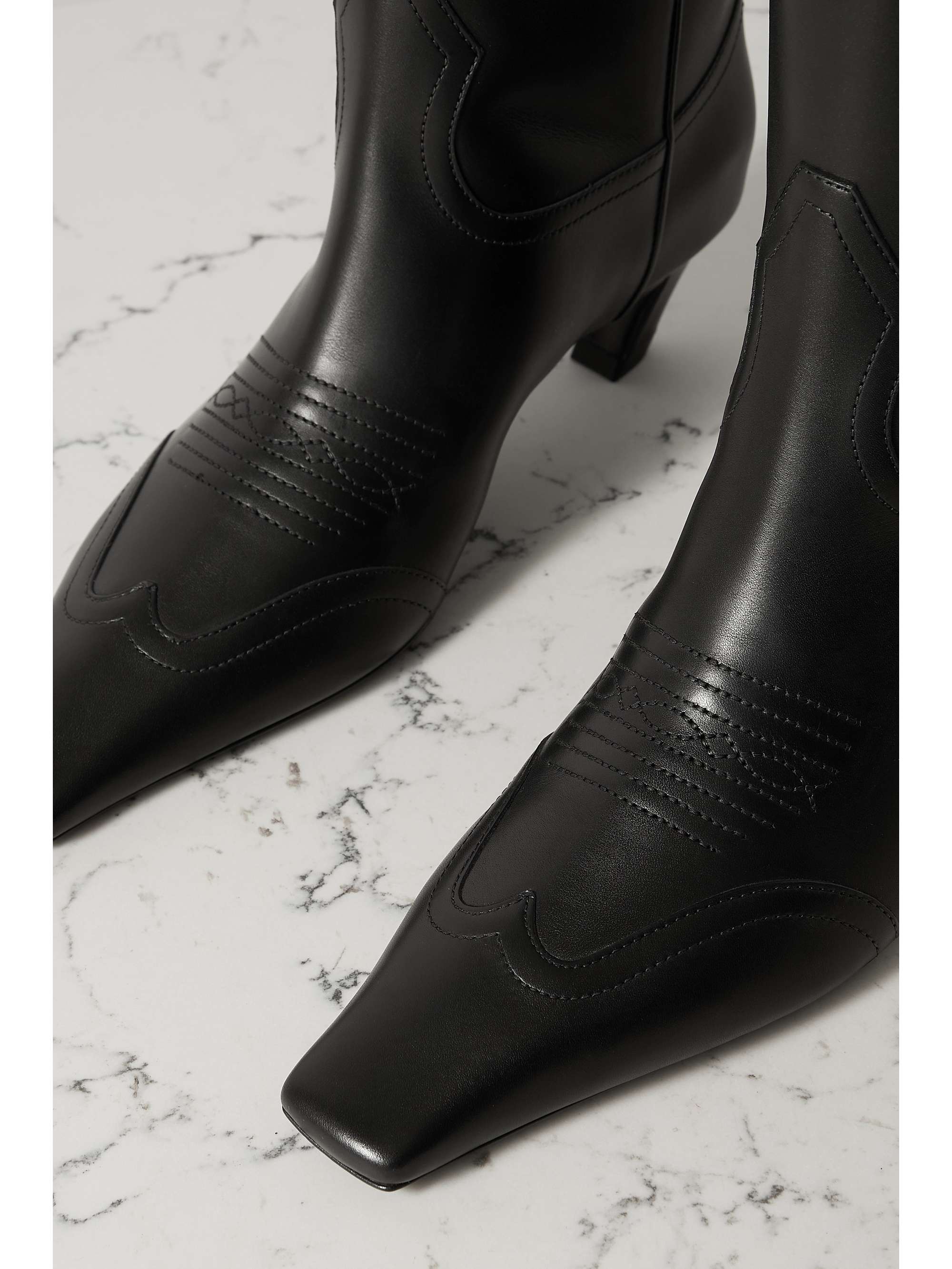 KHAITE Dallas suede knee boots