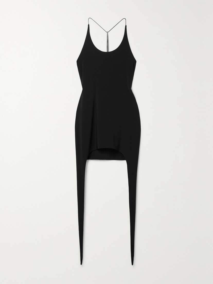 Grace Ling Embellished Stretch-jersey Mini Dress