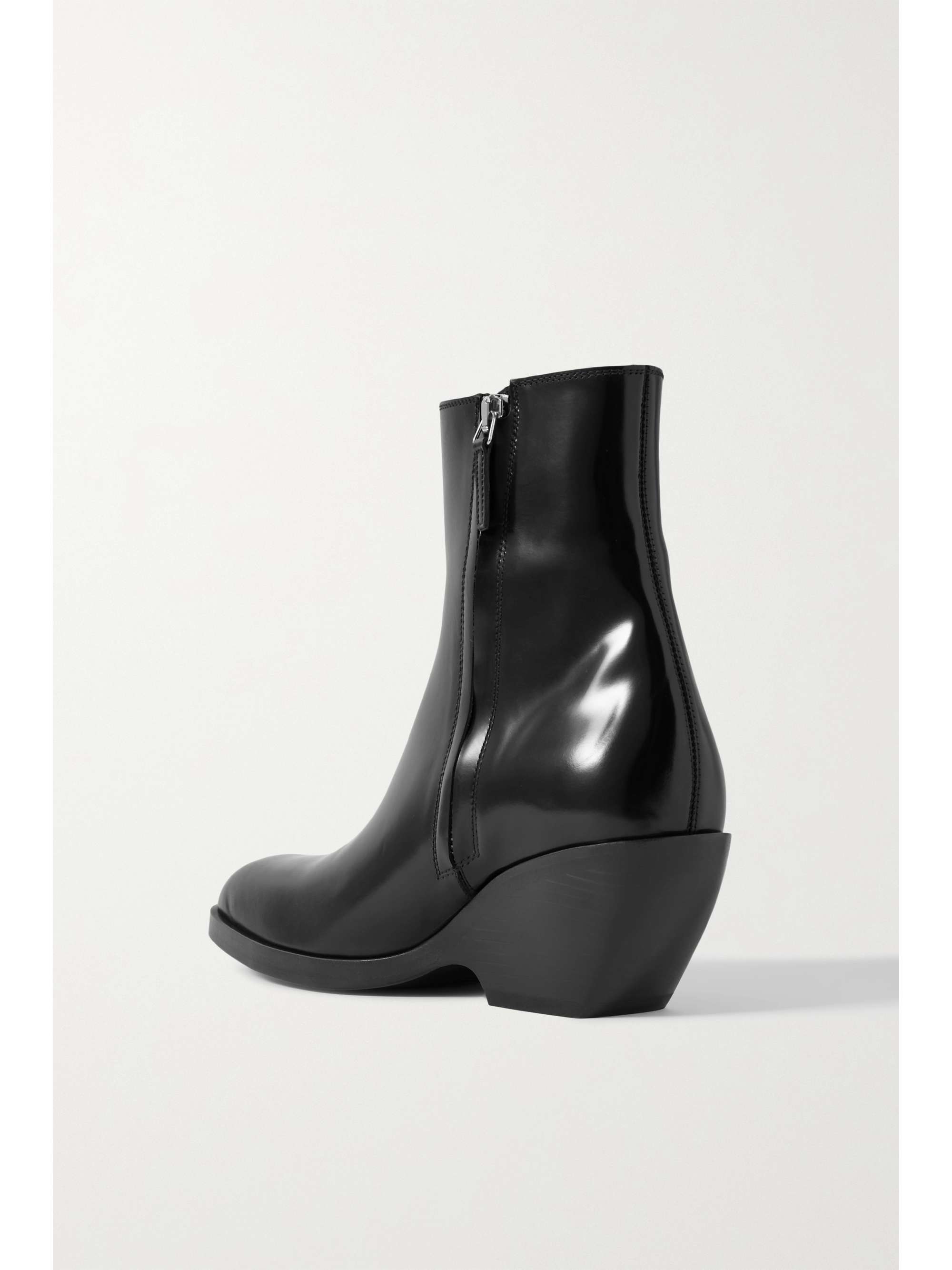KHAITE Hooper leather ankle boots