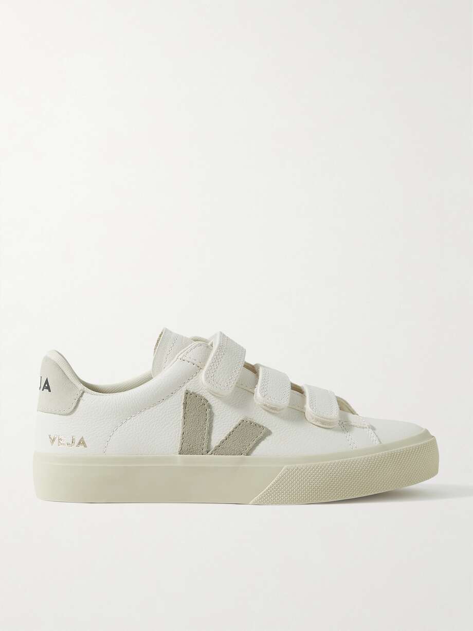net-a-porter.com | Recife suede-trimmed leather sneakers