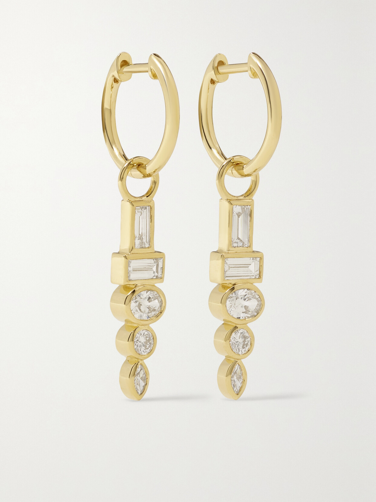 Sorellina Totem 18-karat Gold Diamond Earrings