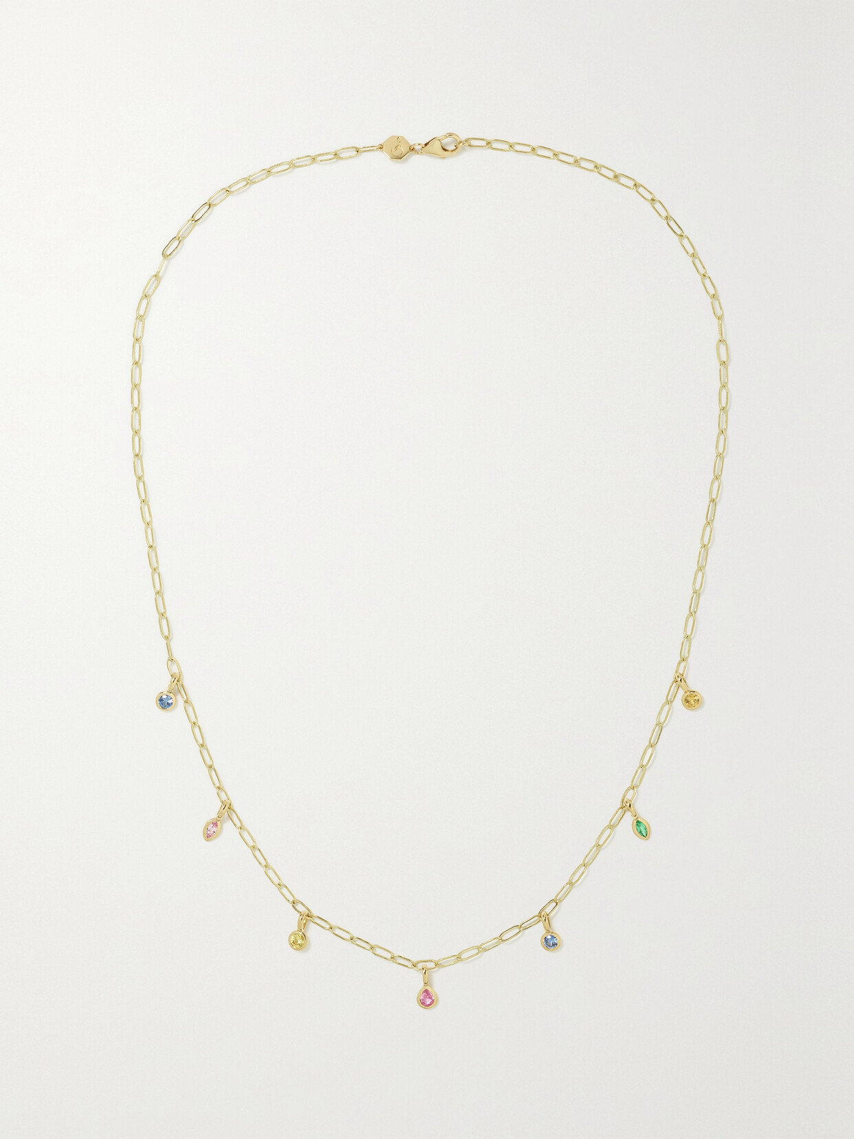 Sorellina Monroe 18-karat Gold Sapphire Necklace