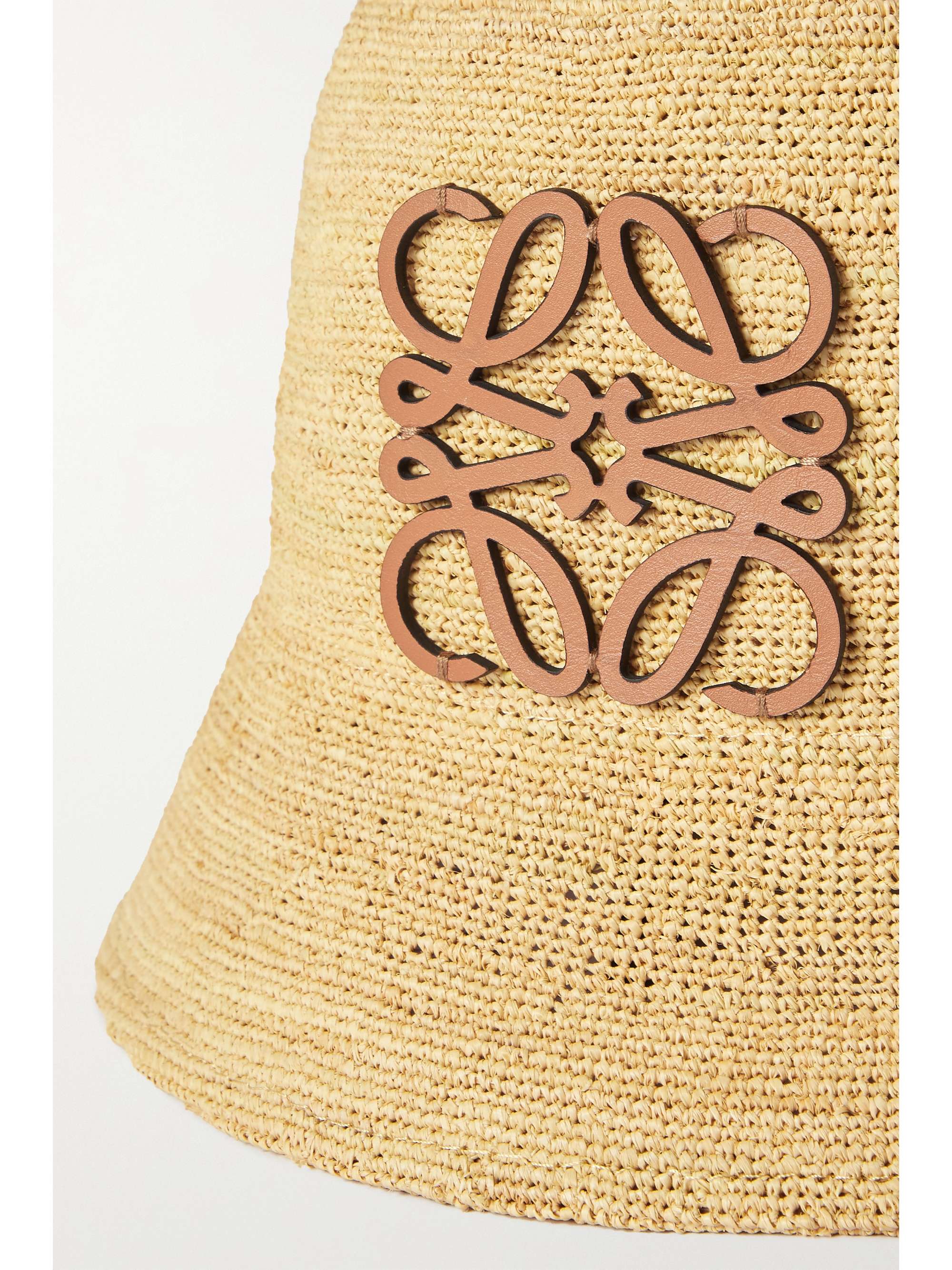 Paula's Ibiza Anagram leather-trimmed 