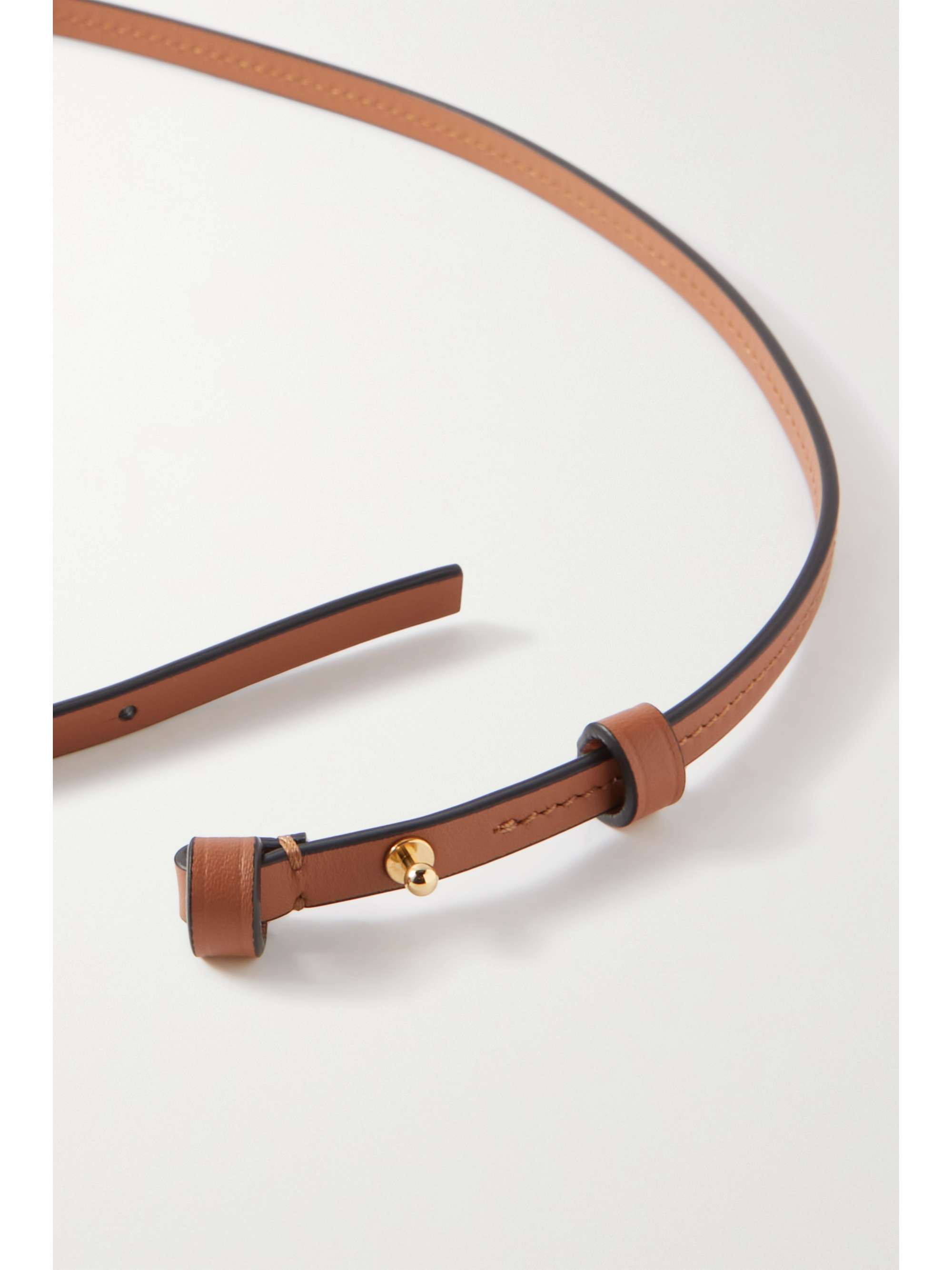 LOEWE + Paula's Ibiza Anagram leather waist belt