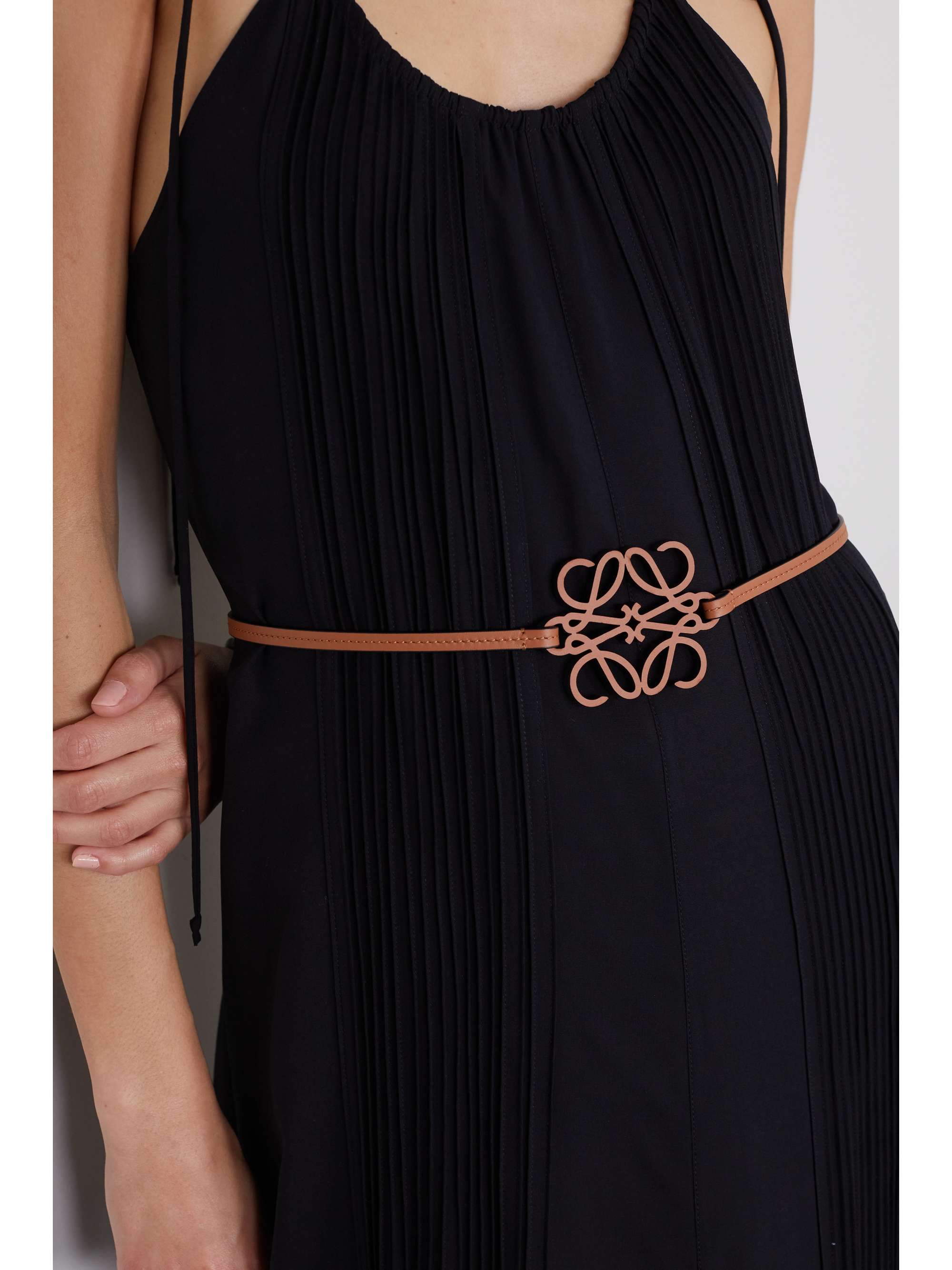 LOEWE + Paula's Ibiza Anagram leather waist belt