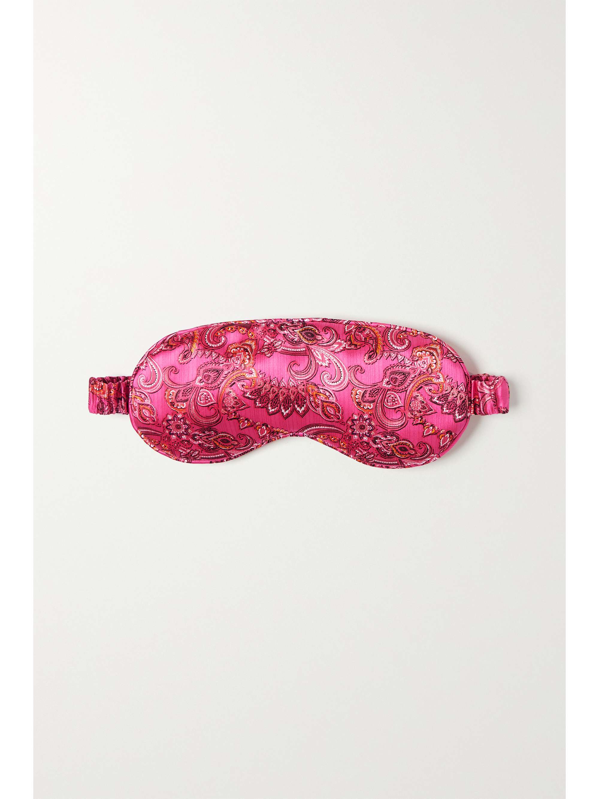 SLIP Embroidered silk eye mask