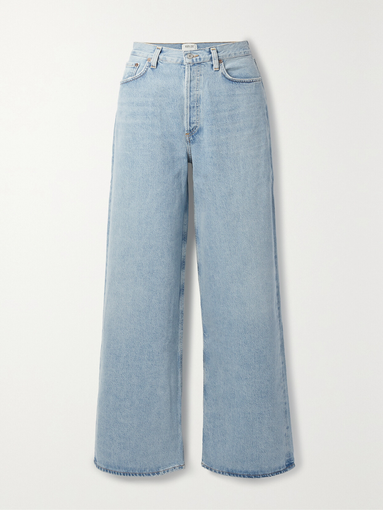 AGOLDE - Baggy Low Slung Organic Jeans - Blue