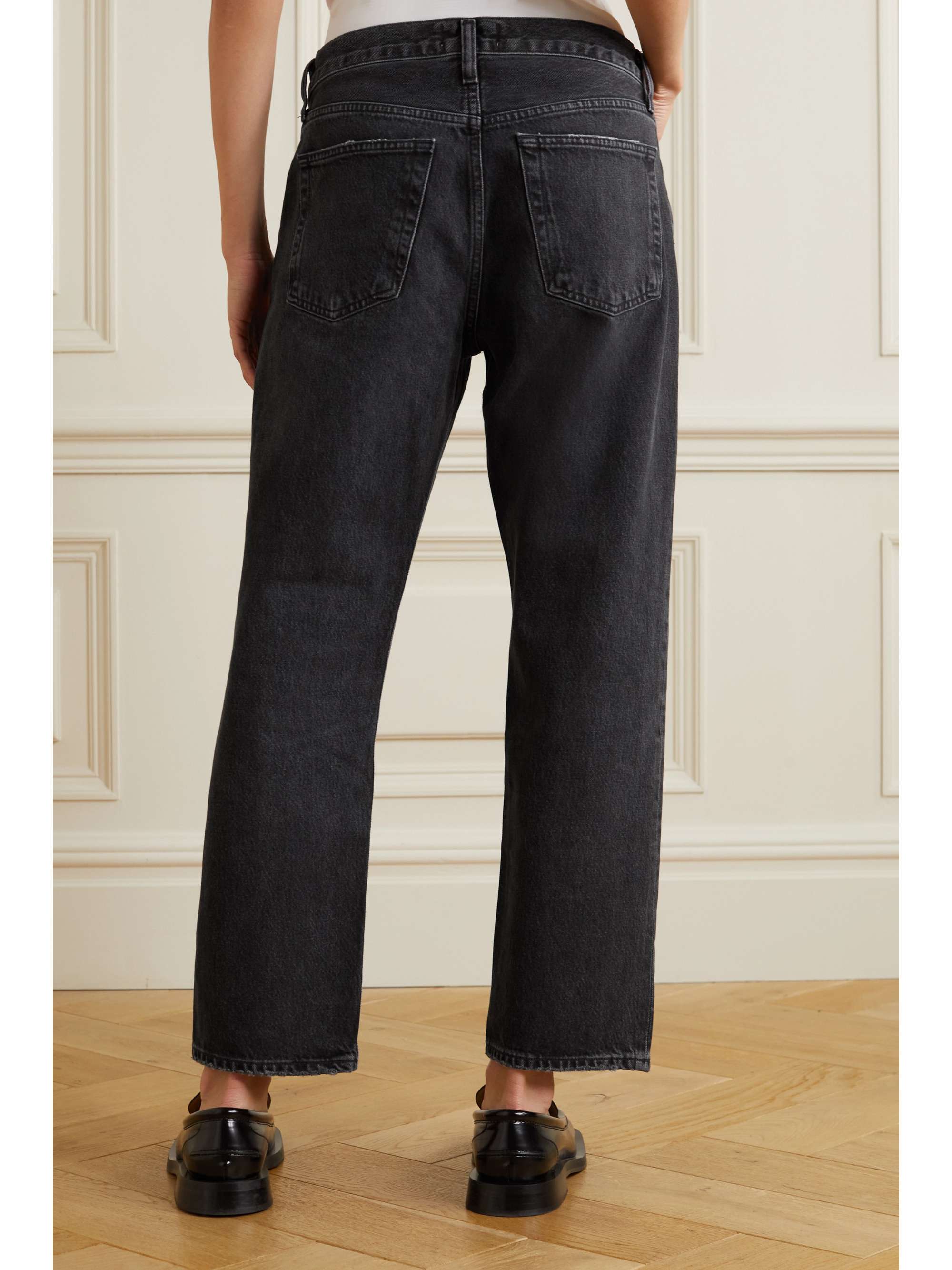 AGOLDE Wyman low-rise organic straight-leg jeans