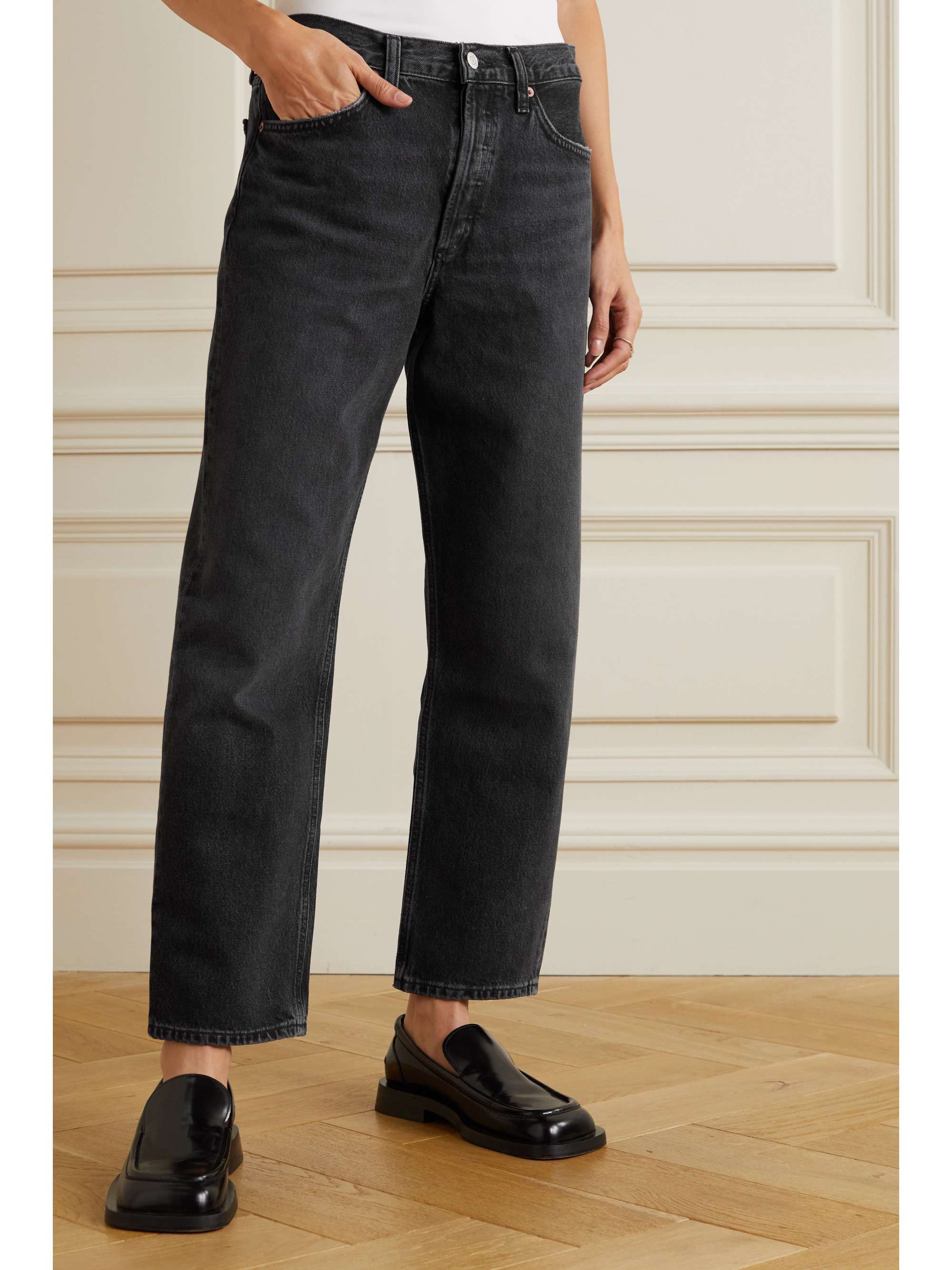 AGOLDE Wyman low-rise organic straight-leg jeans