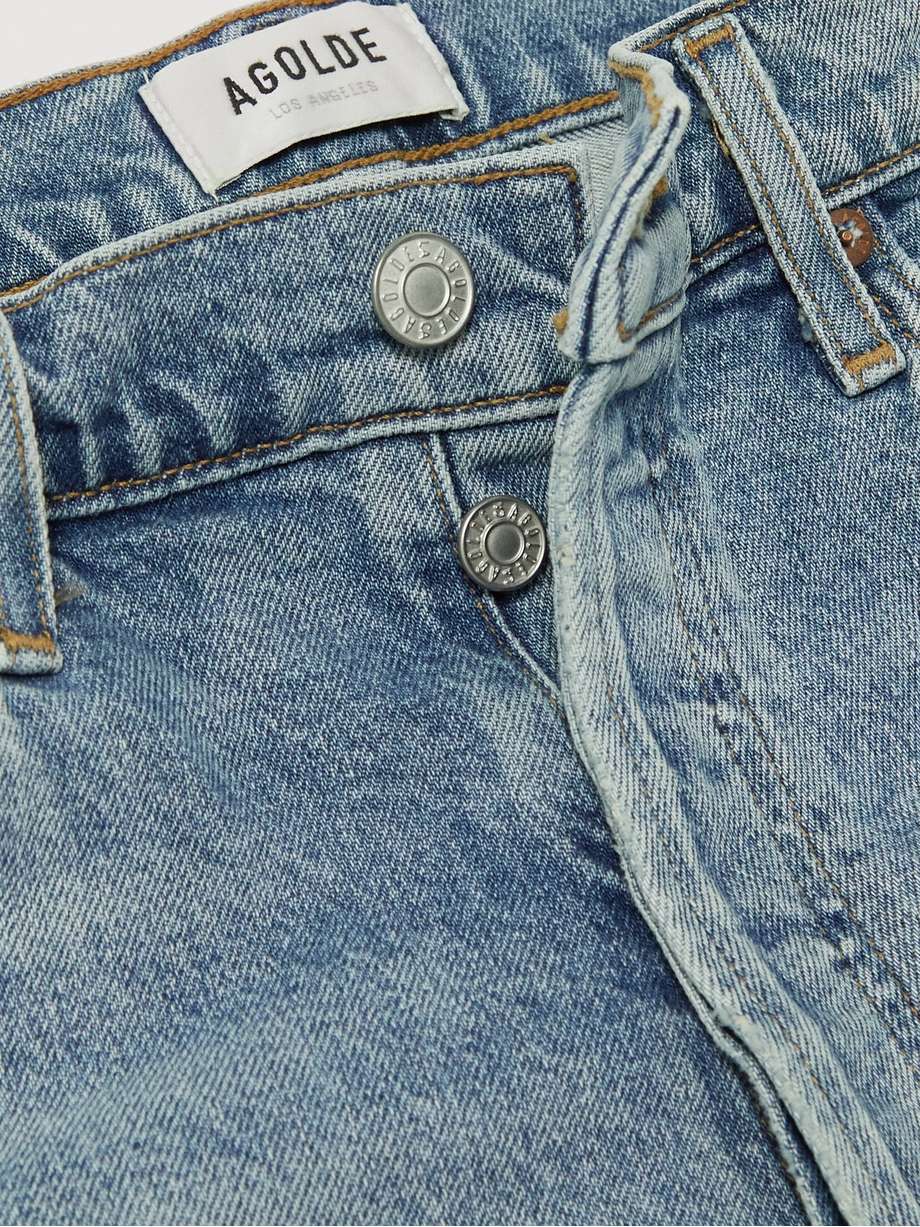 AGOLDE Freya highrise slimleg stretch organic jeans NETAPORTER