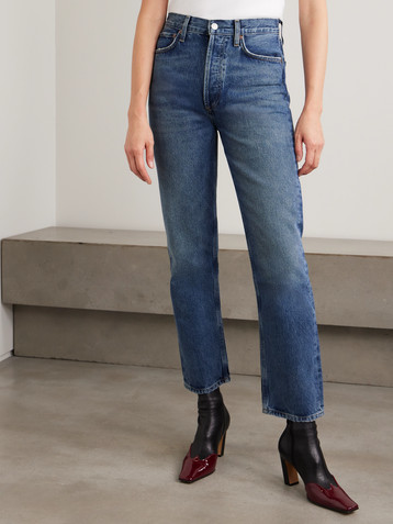 Agolde + NET SUSTAIN '90s Pinch Waist high-rise straight-leg organic jeans