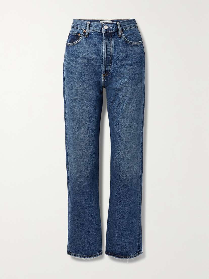 AGOLDE + Net Sustain '90s Pinch Waist High-rise Straight-leg Organic Jeans