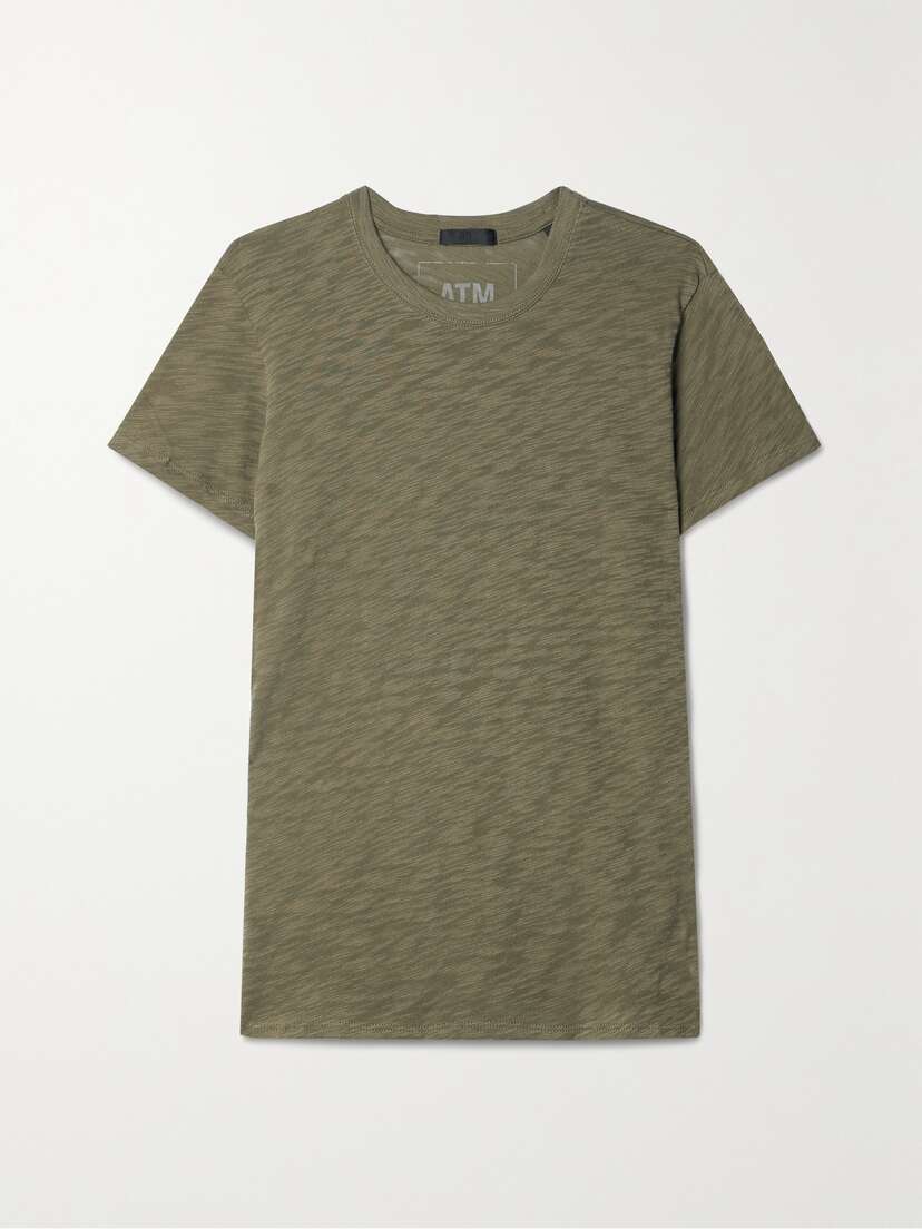 ATM Anthony Thomas Melillo Schoolboy Slub Cotton-jersey T-shirt - x large