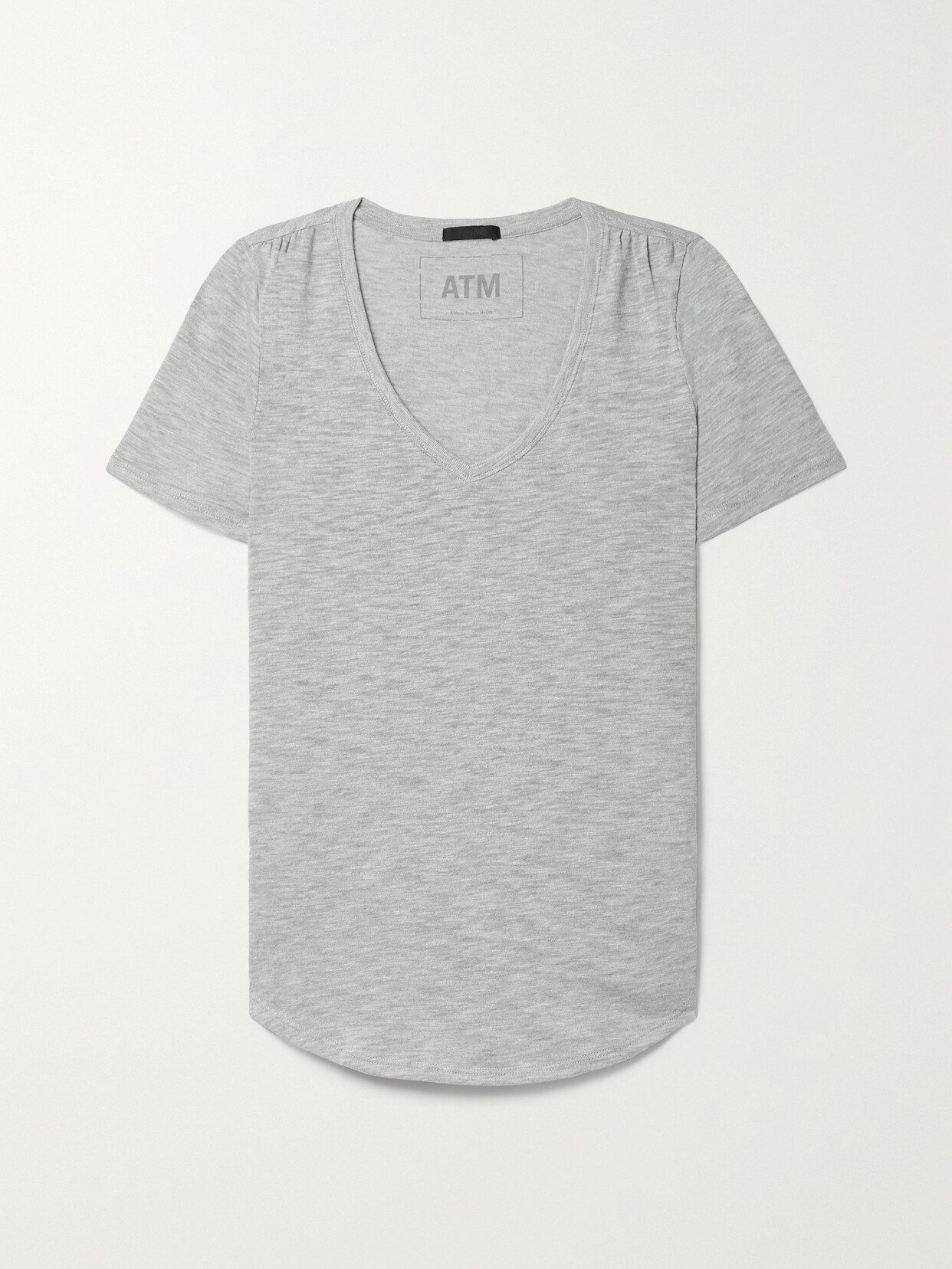 ATM Anthony Thomas Melillo Slub Cotton-jersey T-shirt - Gray